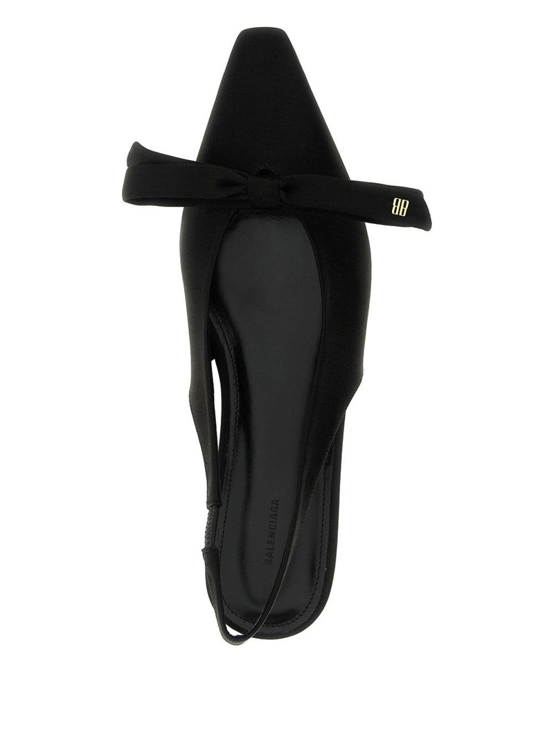 Nano Bow slingback flat pumps 4