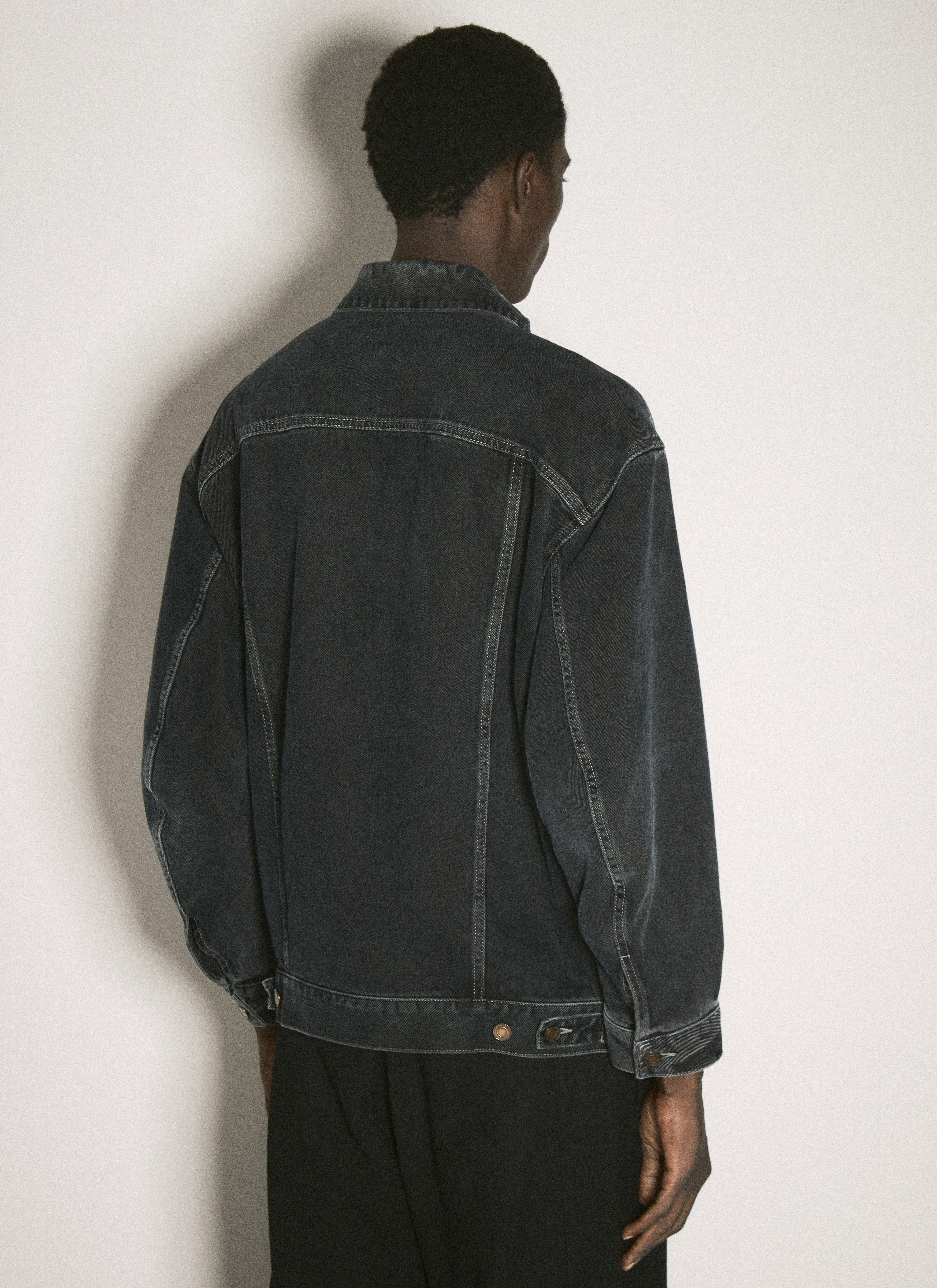 Saint Laurent Men Oversized Denim Jacket - 6
