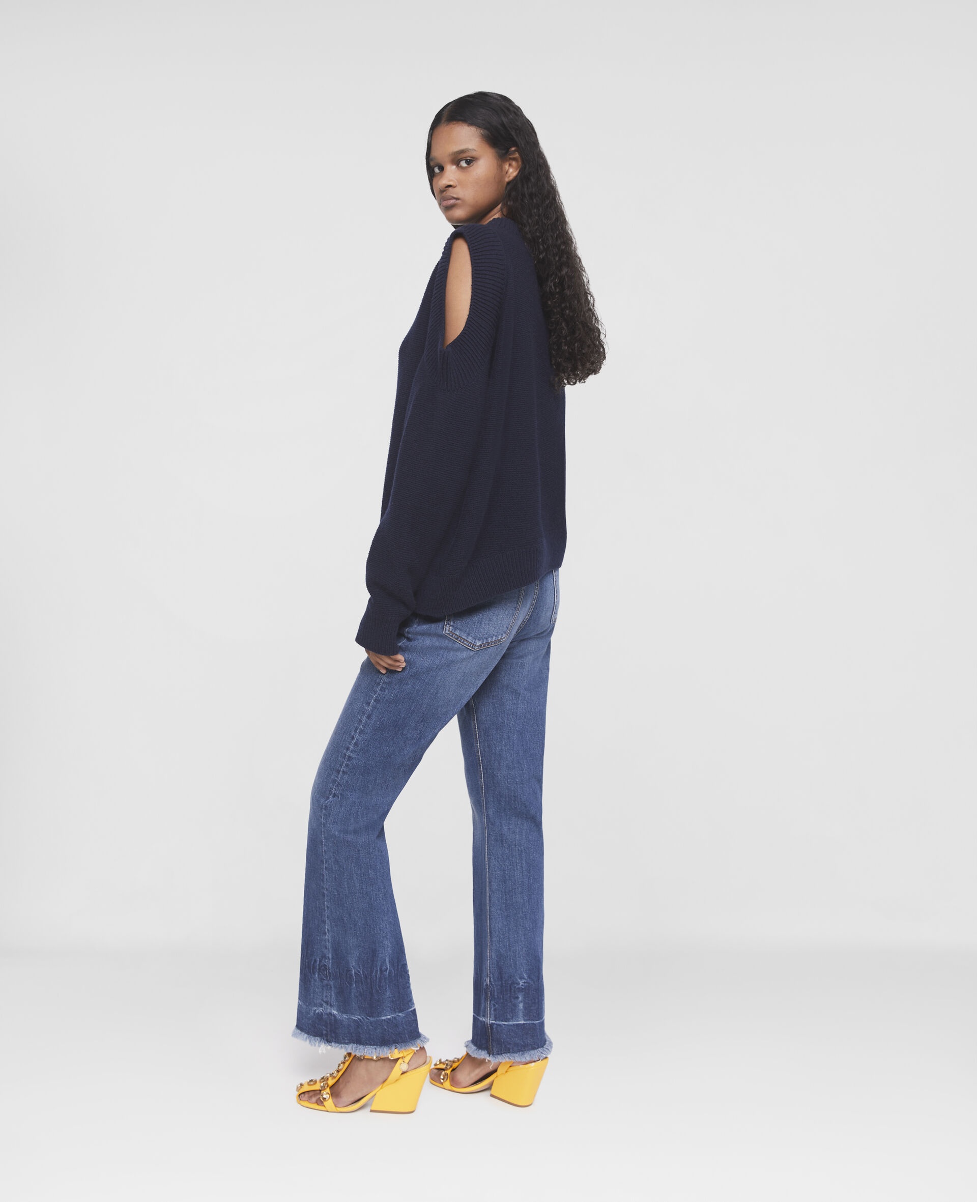 S-Wave Regenerated Cashmere Cut-Out Jumper - 3