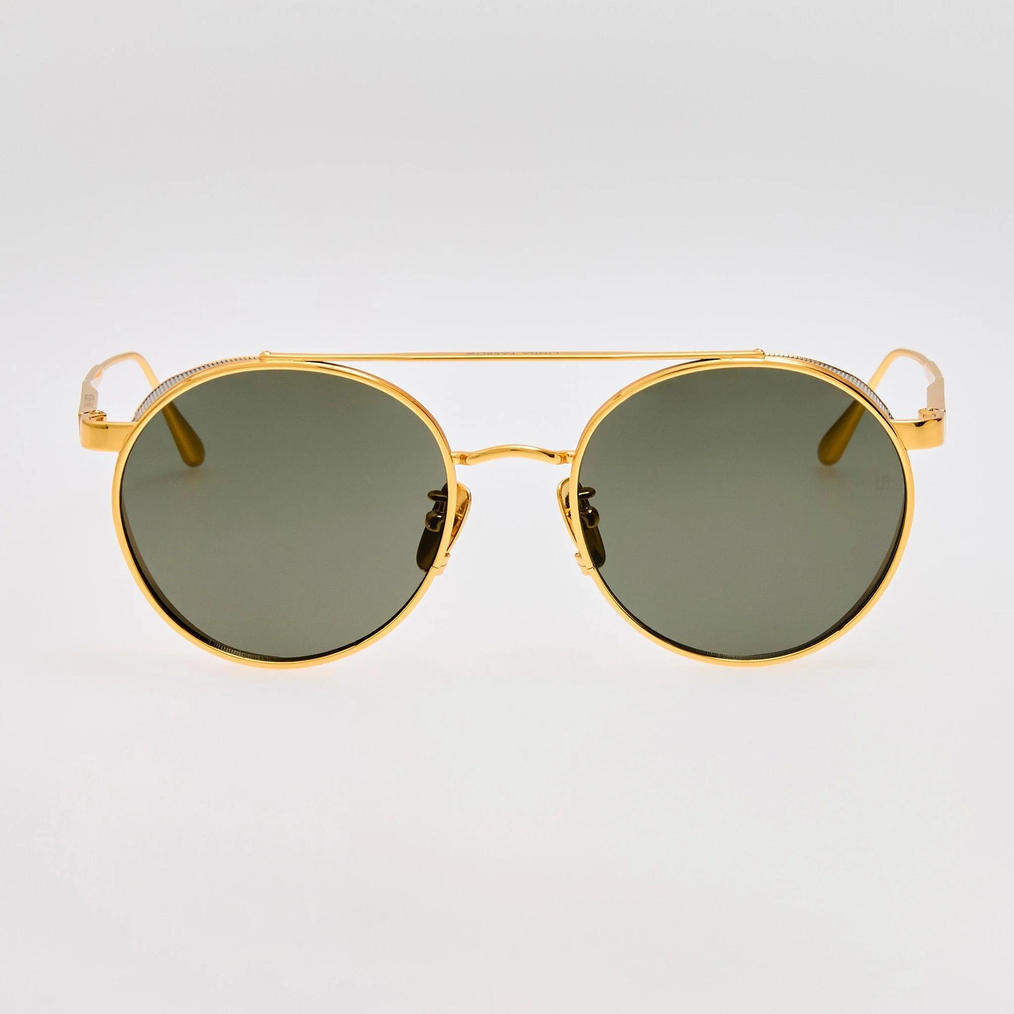 Conor Sunglasses in Black and Gold - 1