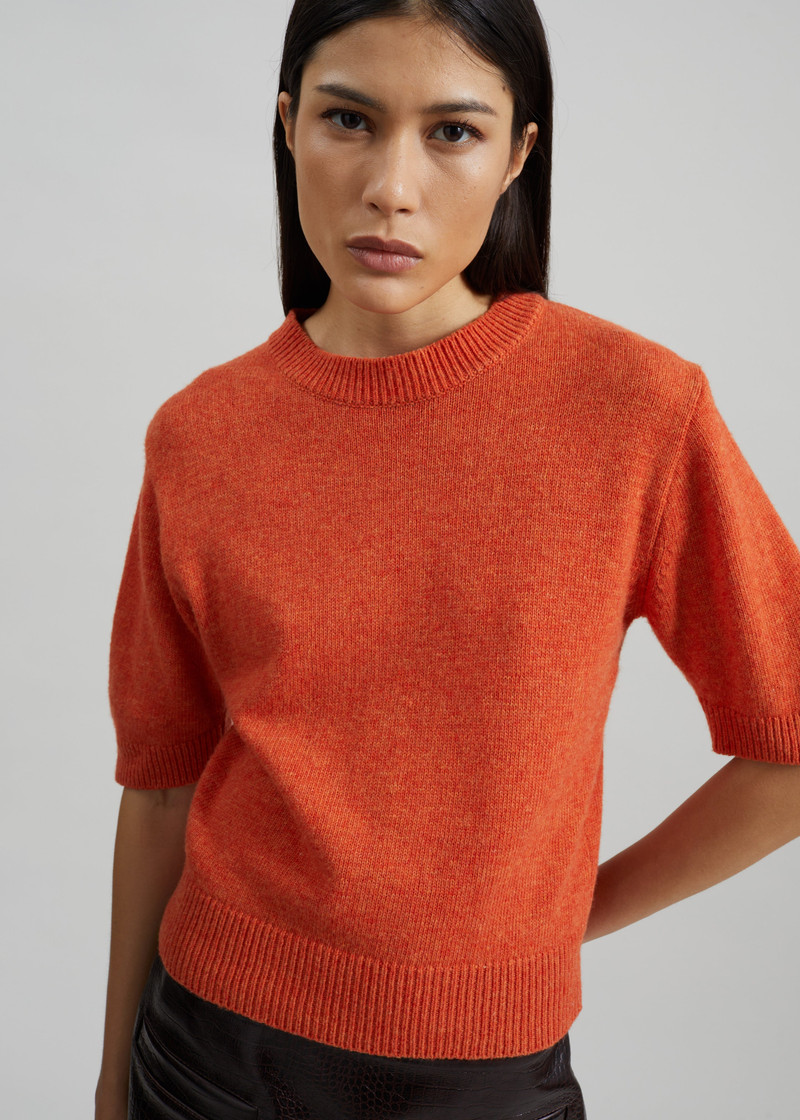 Zoersel Knit Top - Orange 3