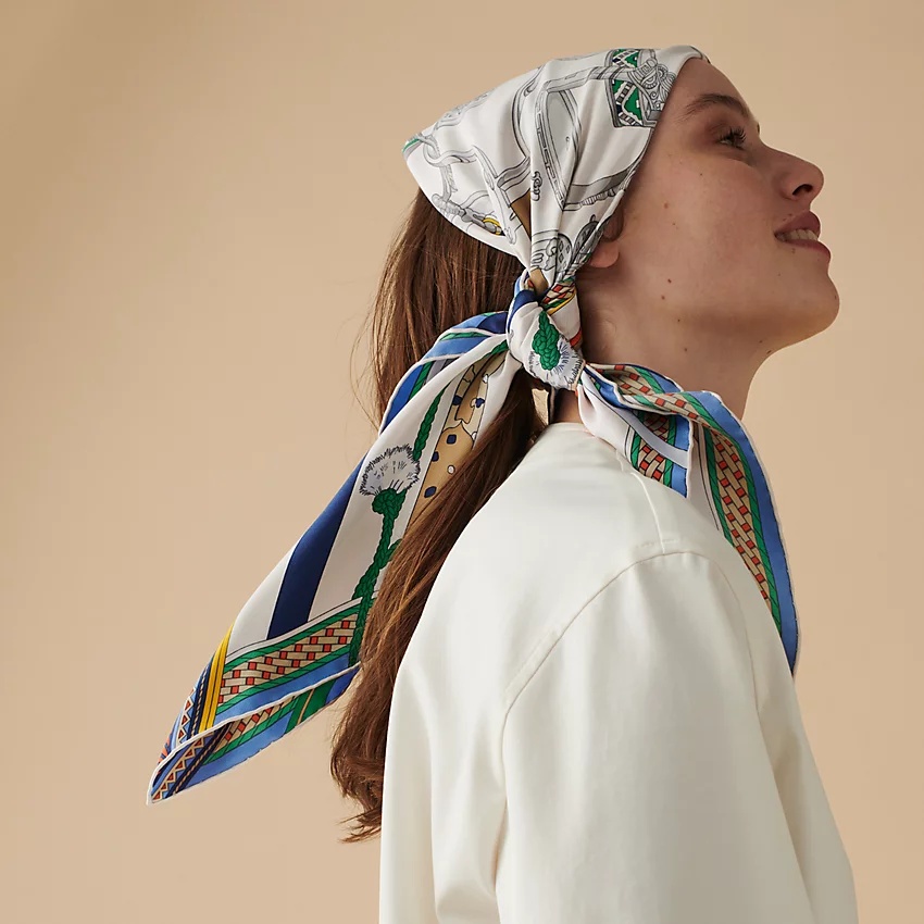Concours d'Etriers wash scarf 90 - 2