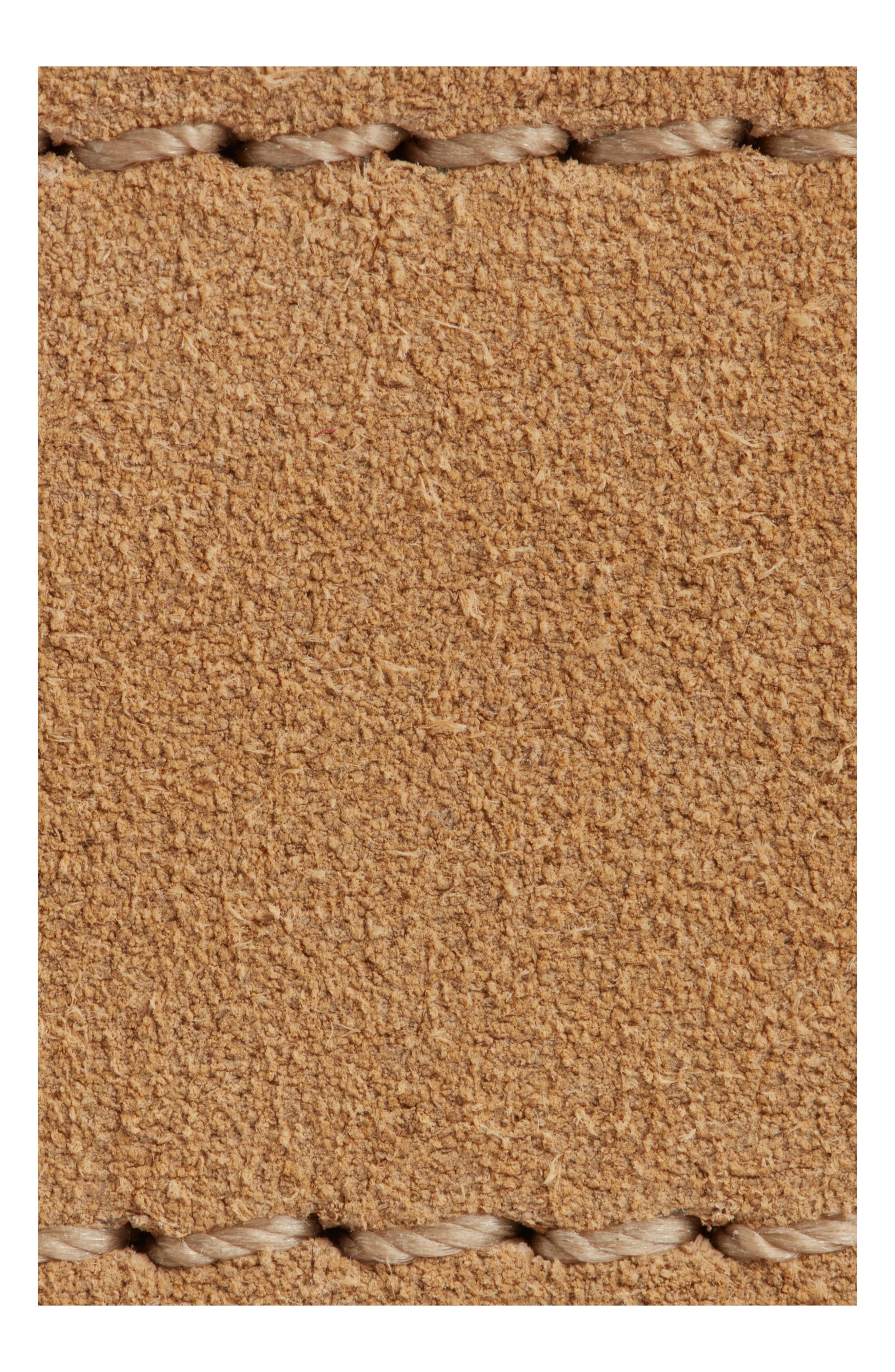 FRAME The Square Buckle Suede Belt in Light Camel at Nordstrom - 2