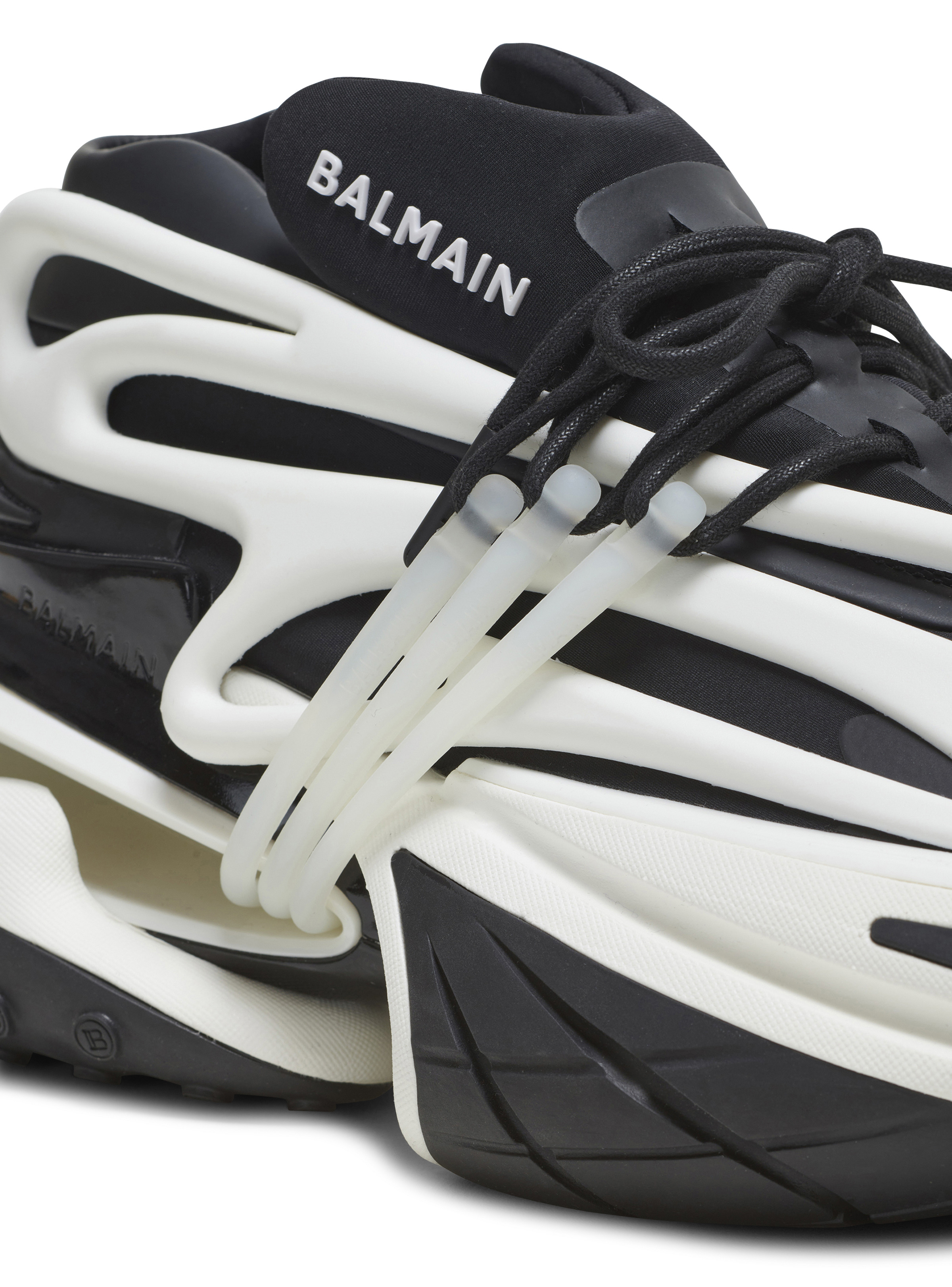 Unicorn trainers in two-tone neoprene and leather - 6
