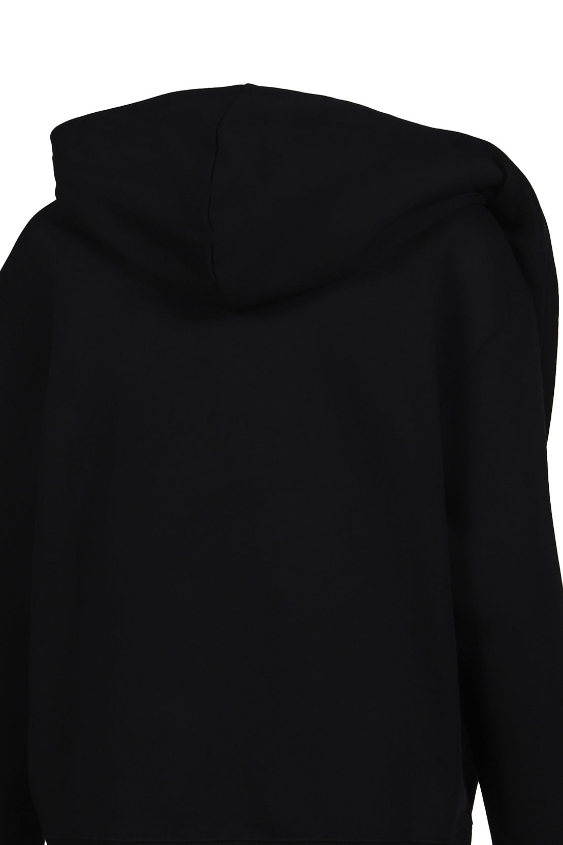 SCARF EMBROIDERED HOODIE / BLK - 6