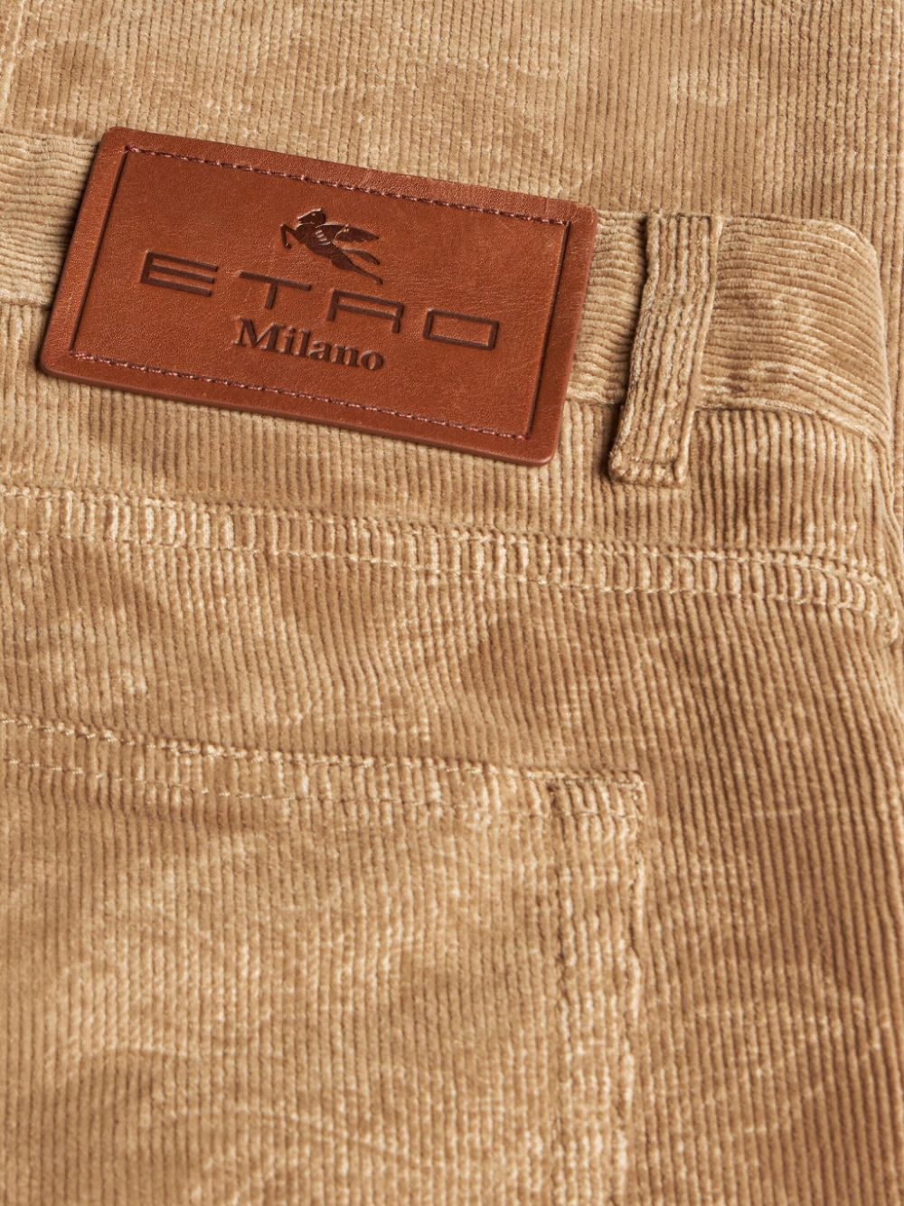 paisley-jacquard slim-cut trousers - 6
