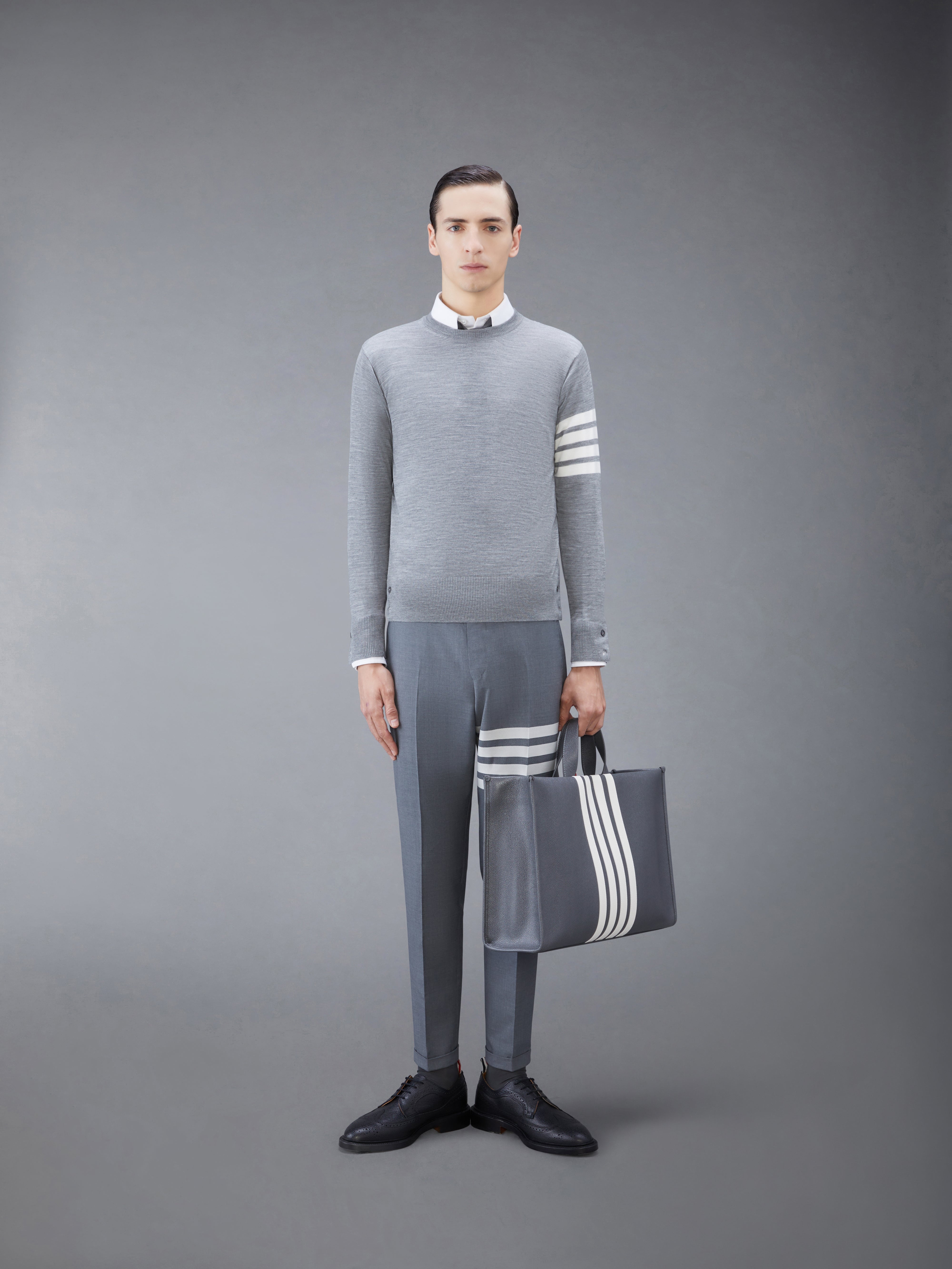 Wool 4-Bar Pullover - 3
