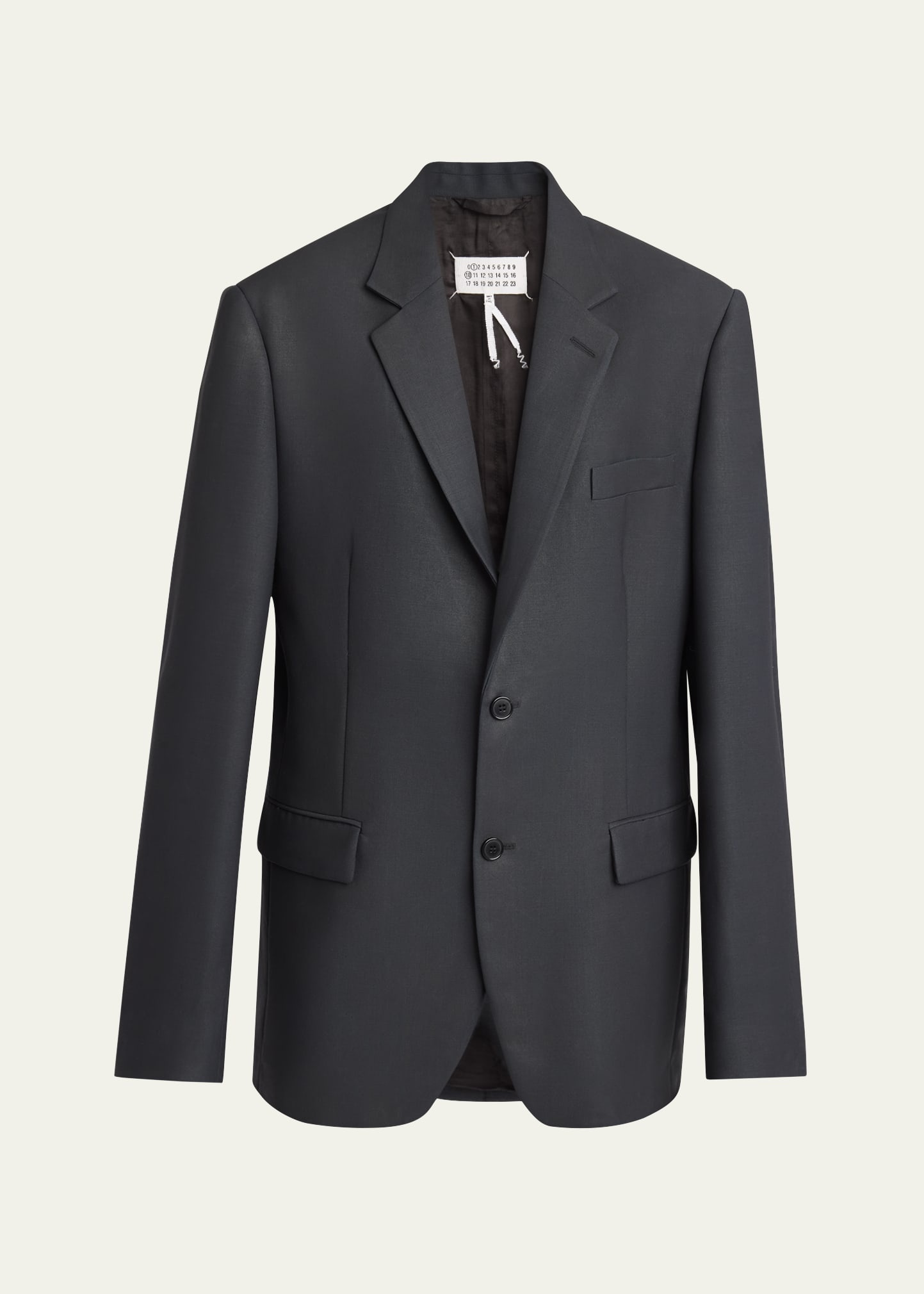 Oversized Mohair Wool Jacket - 1