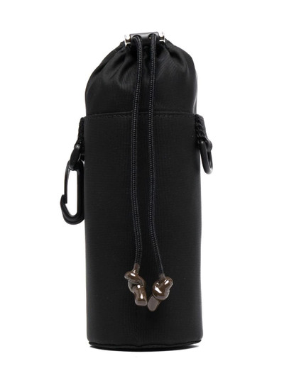 Alexander McQueen logo-print bottle holder bag outlook