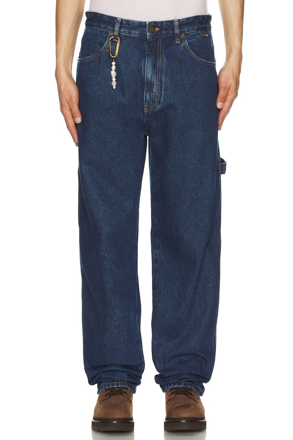 Relax Fit Worker Denim Jeans - 6