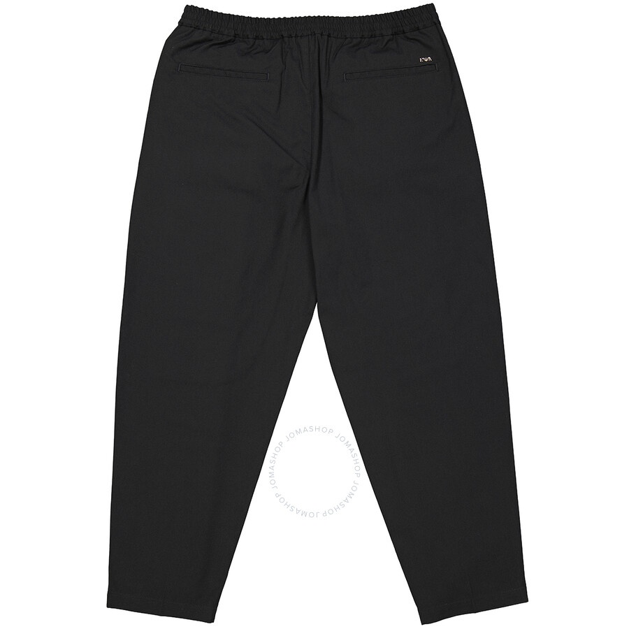 Emporio Armani Ladies Black Casual Cotton Stretch Trousers - 7