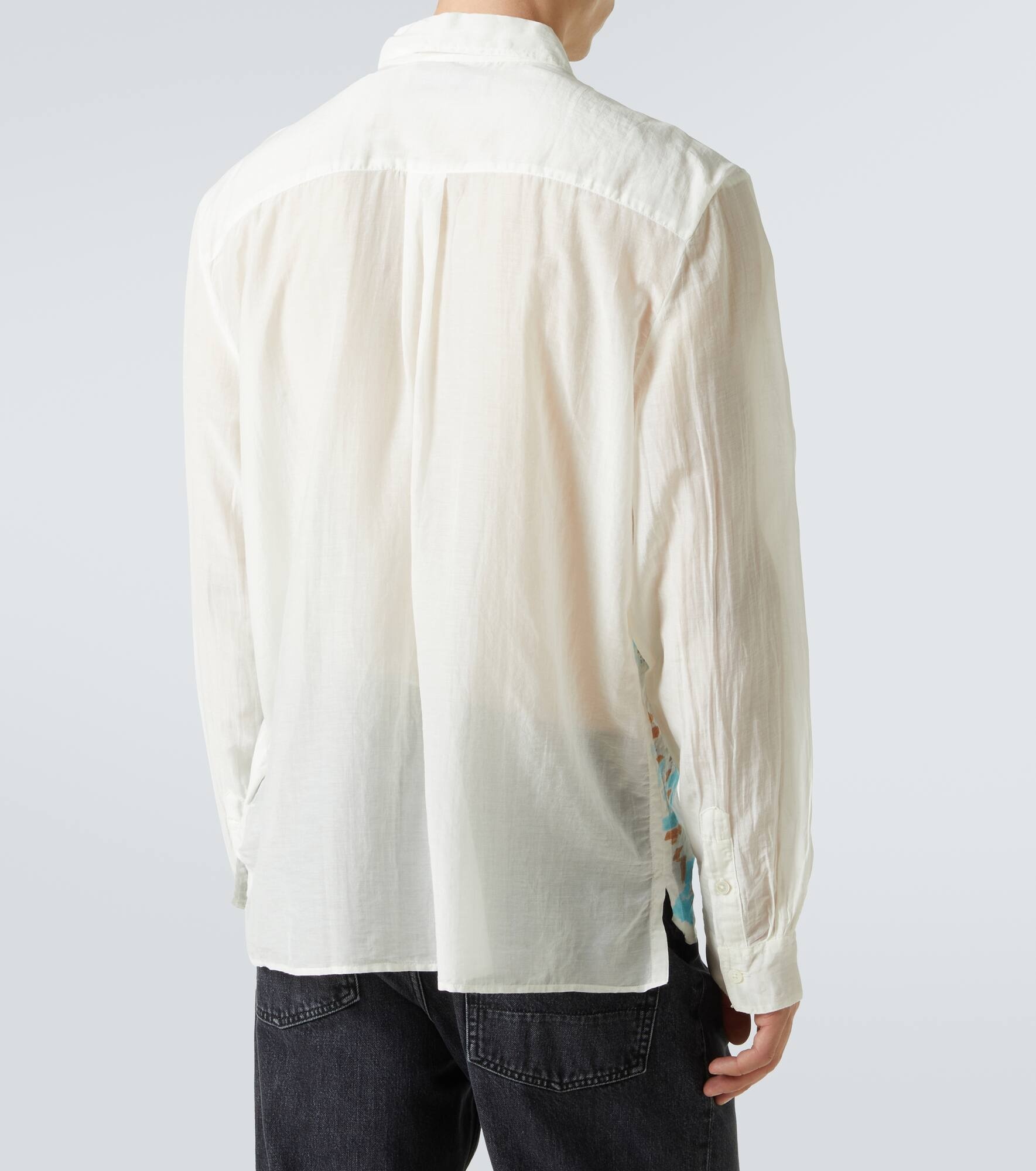 Adorn printed cotton and silk shirt - 4