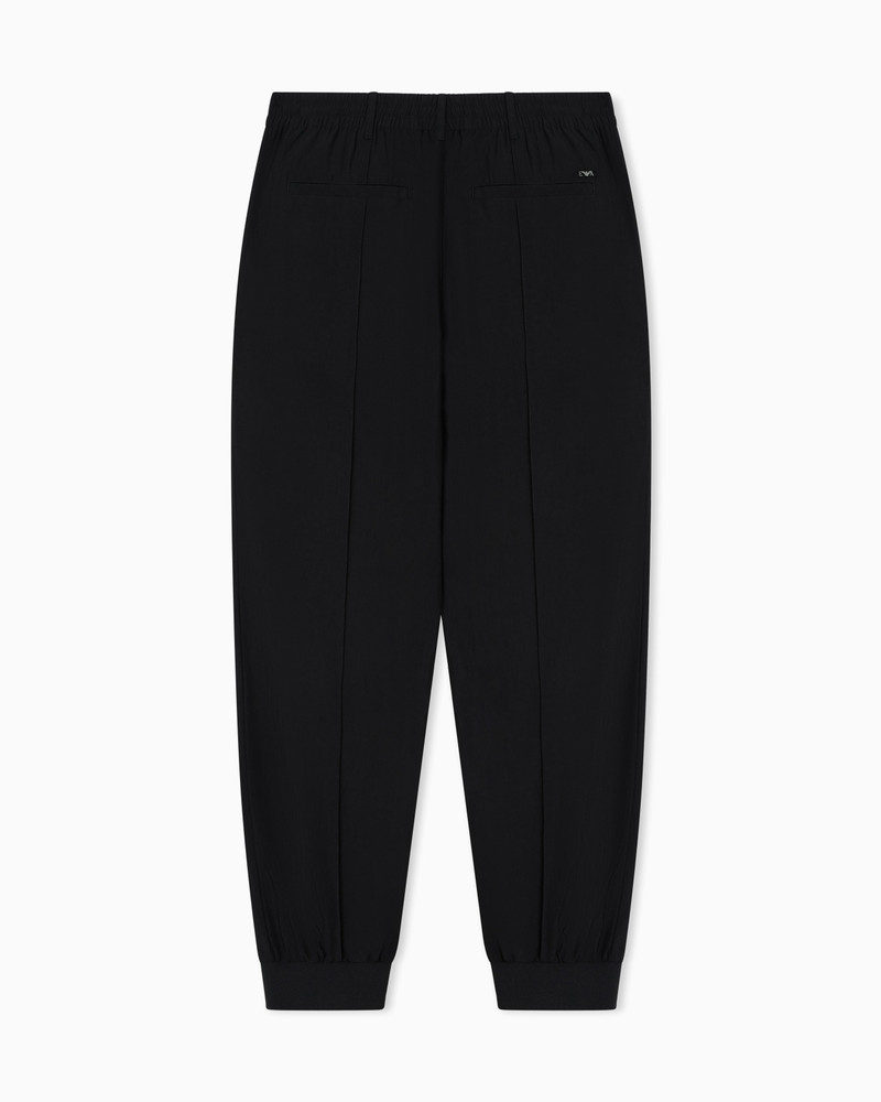 NYLON TROUSERS WITH FRONT RIBS 3