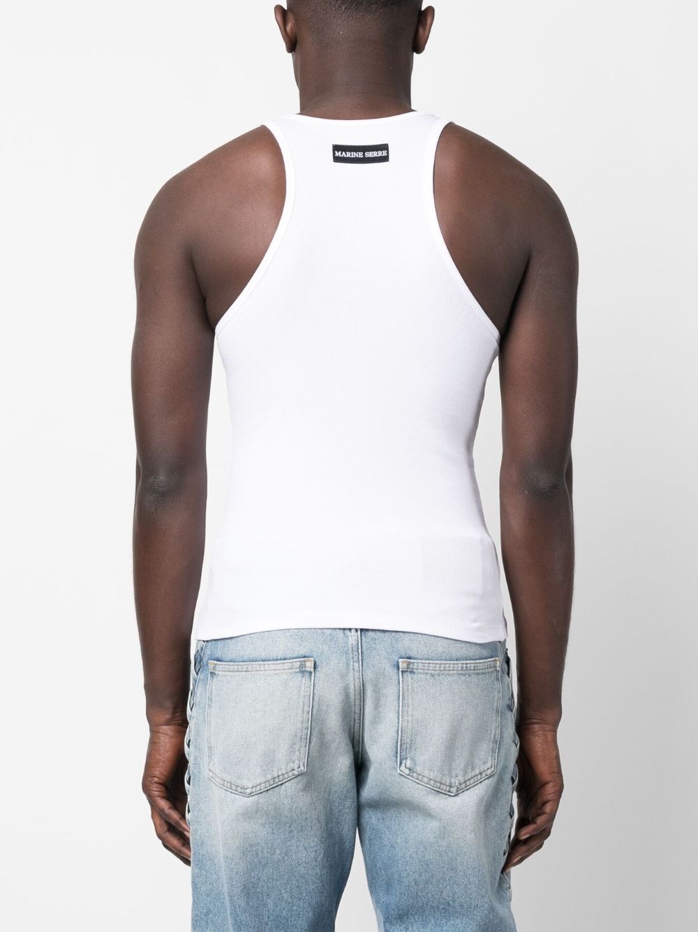 crescent moon cotton tank top - 4