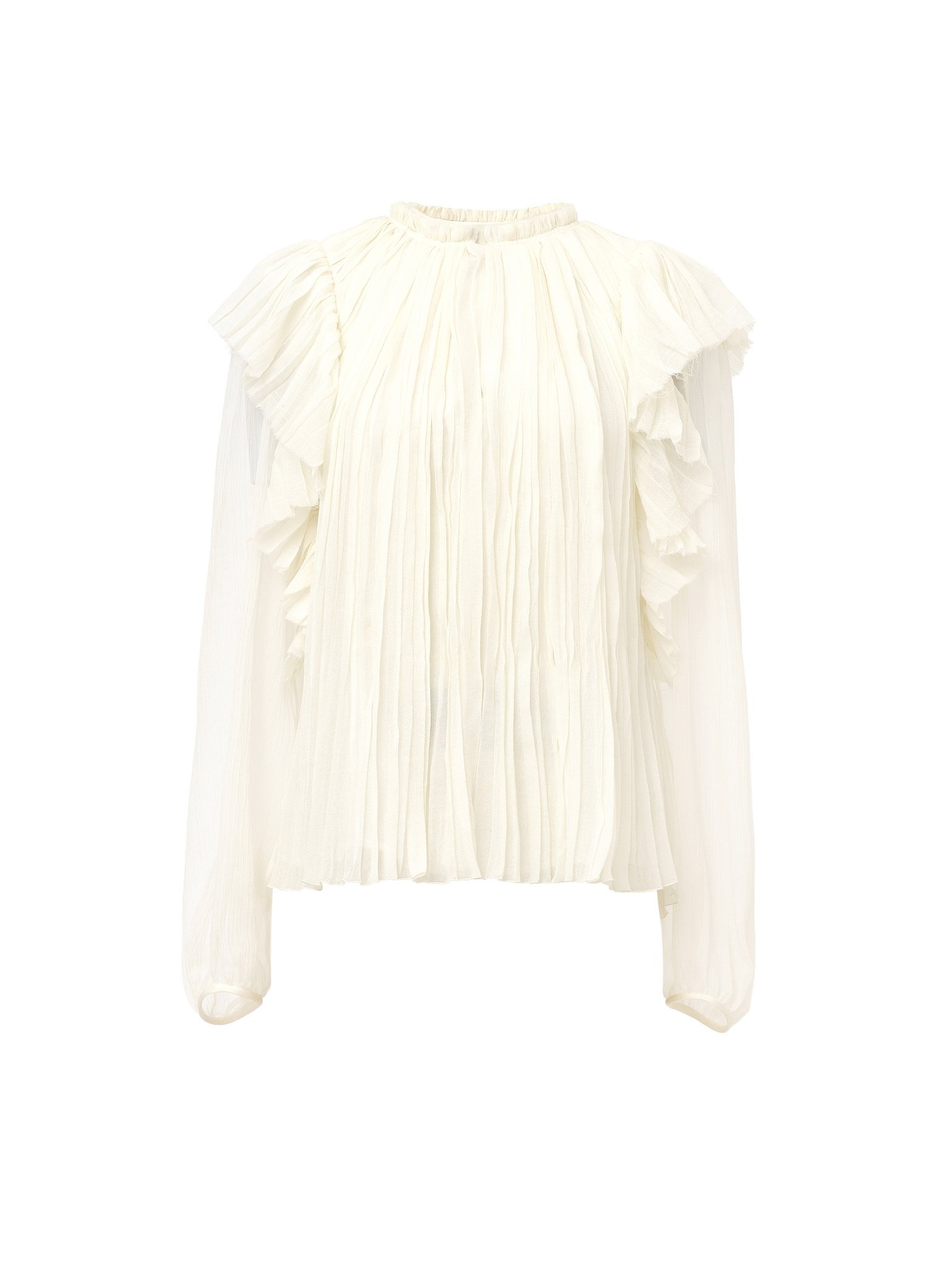 PLEATED SHIRT - 1