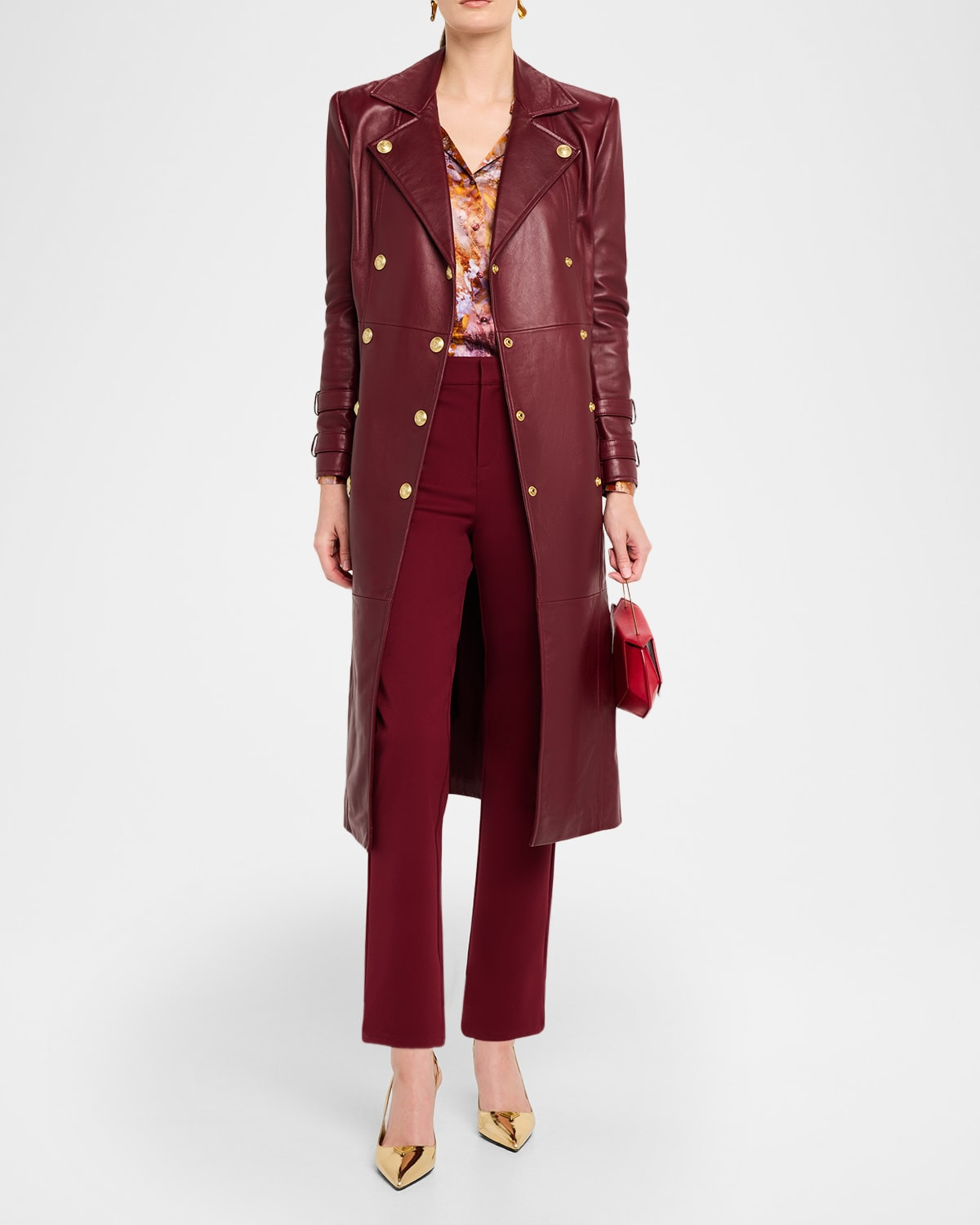 Tyler Silk Button-Front Blouse - 2