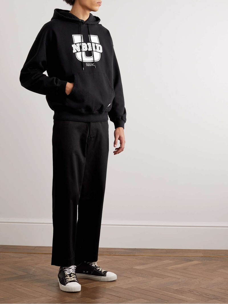 NEIGHBORHOOD Printed Loopback Cotton-Jersey Hoodie outlook