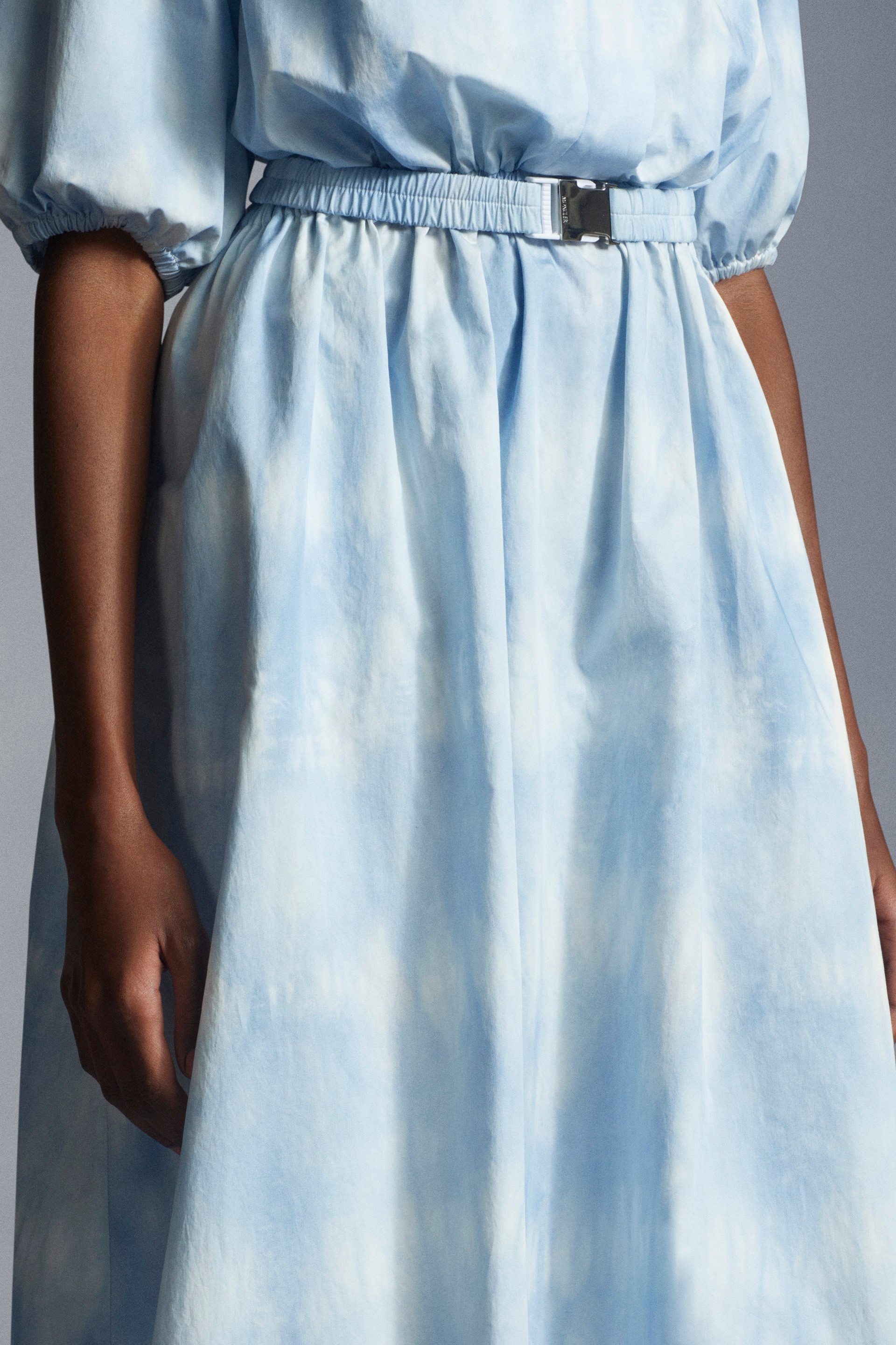 Cloud Print Midi Dress - 4