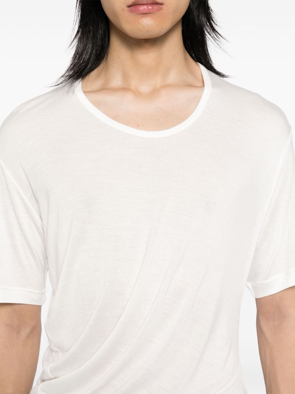 drapped T-shirt - 5