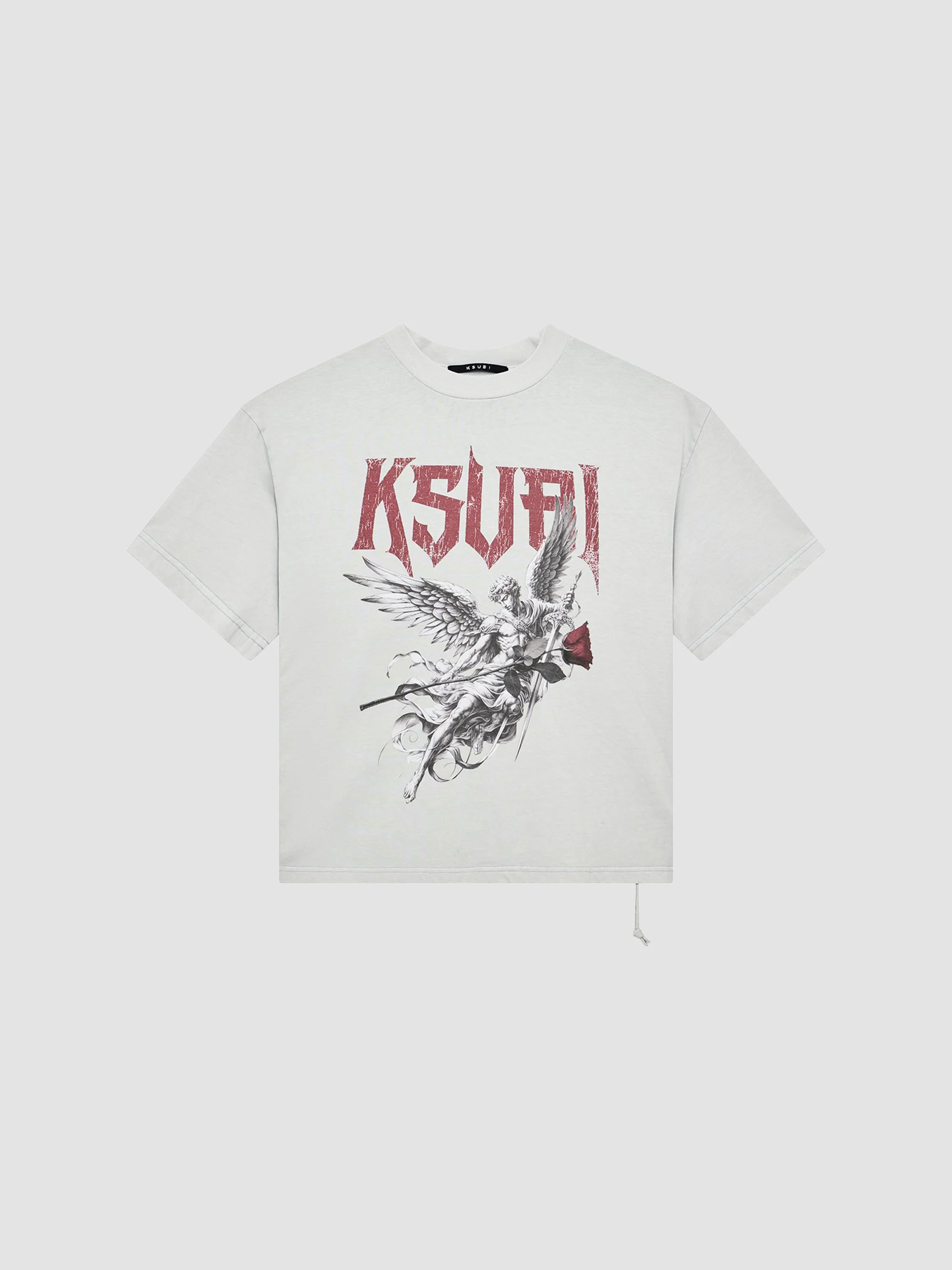 Men's Graphic Cotton T-Shirt - Grey - 1