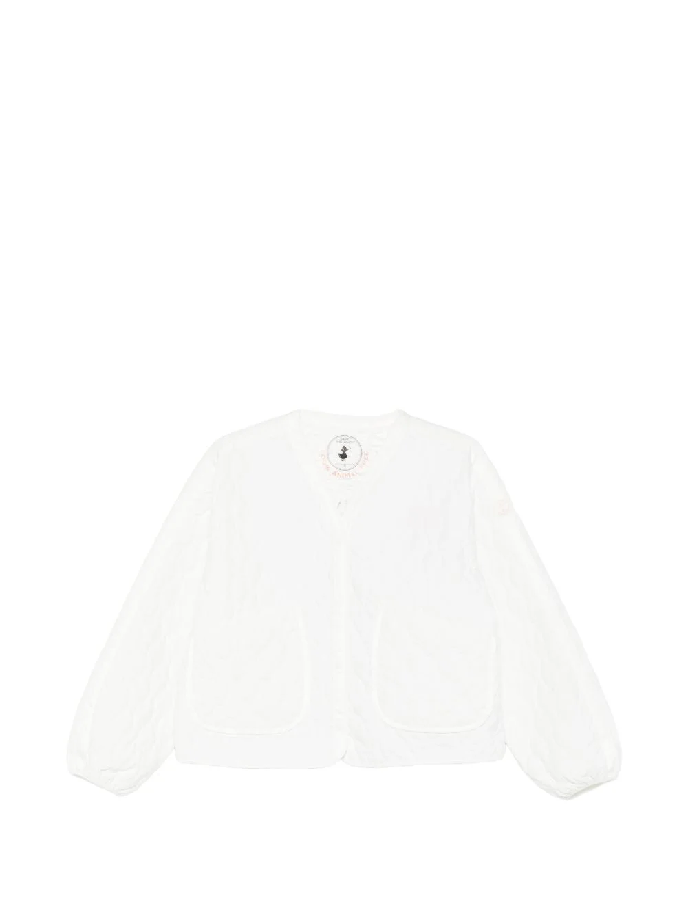 quilted-pattern jacket - 1