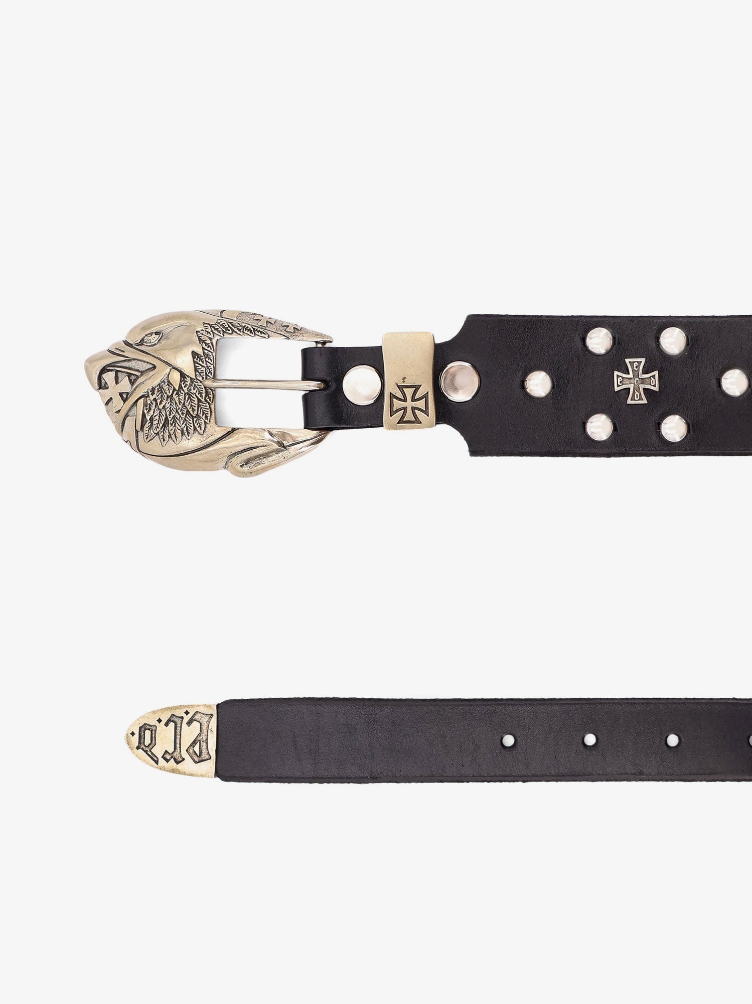 Enfants Riches Deprimes Eagle Petit Iron Leather Belt - 2
