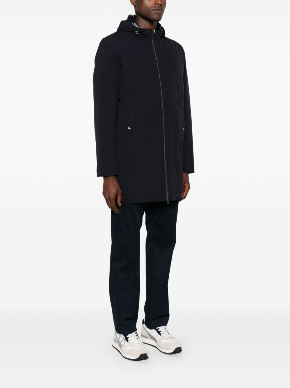 lightweight hooded parka coat - 3