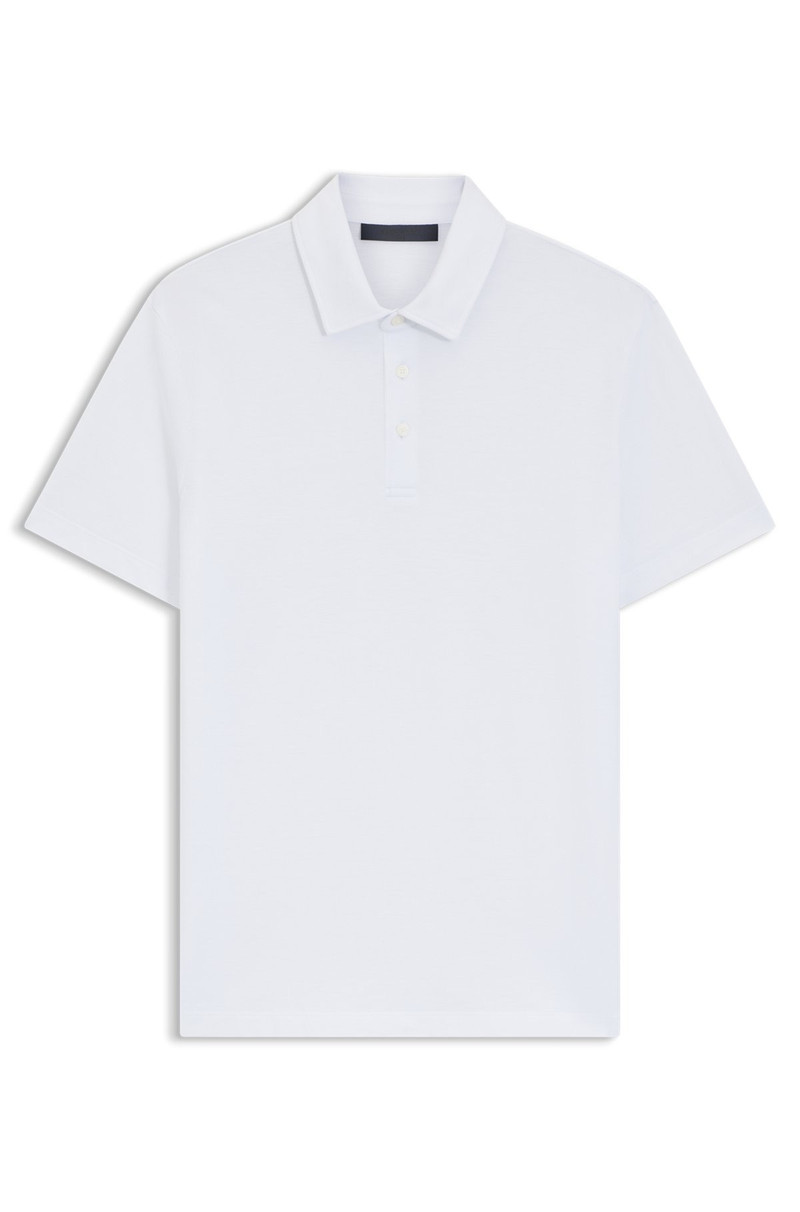 BECKHAM X BOSS POLO SHIRT IN COTTON AND SILK 1