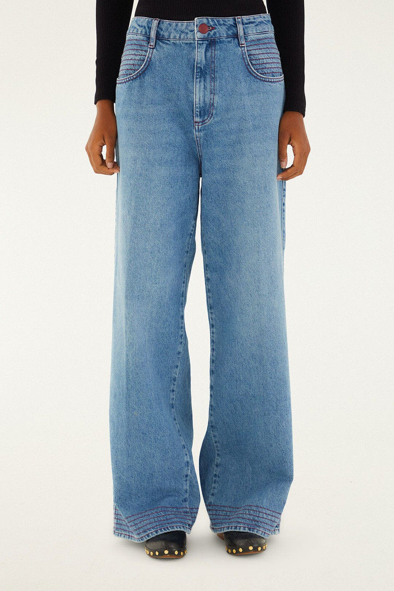 FARM RIO Denim Wide-Leg Pants outlook