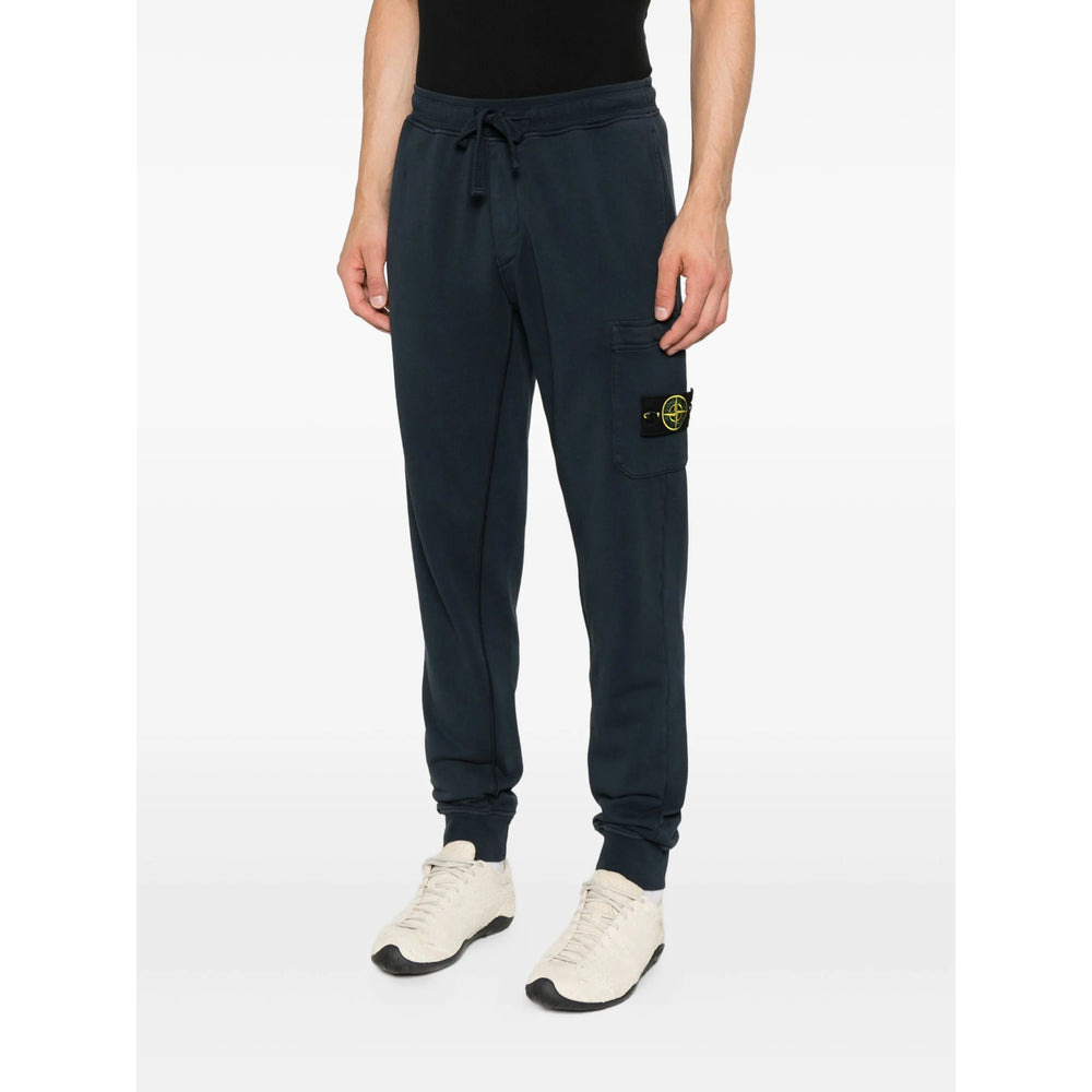 Stone Island Blue Trousers - Track Pants Men - 3