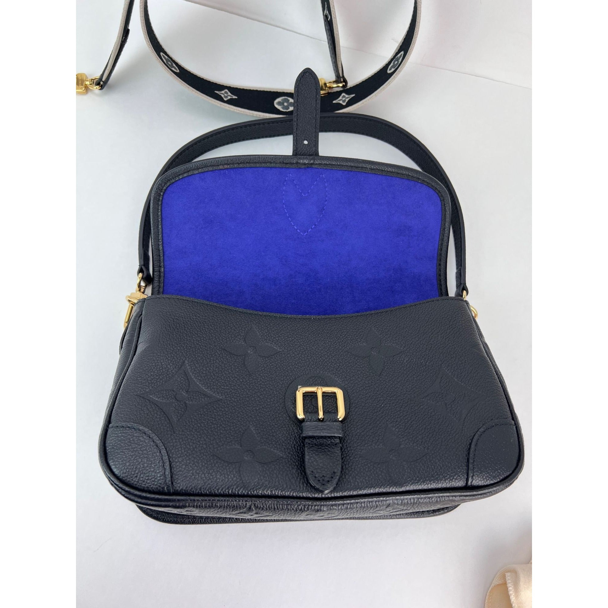 Louis Vuitton Diane Giant Monogram Empreinte Black Shoulder Bag - 5