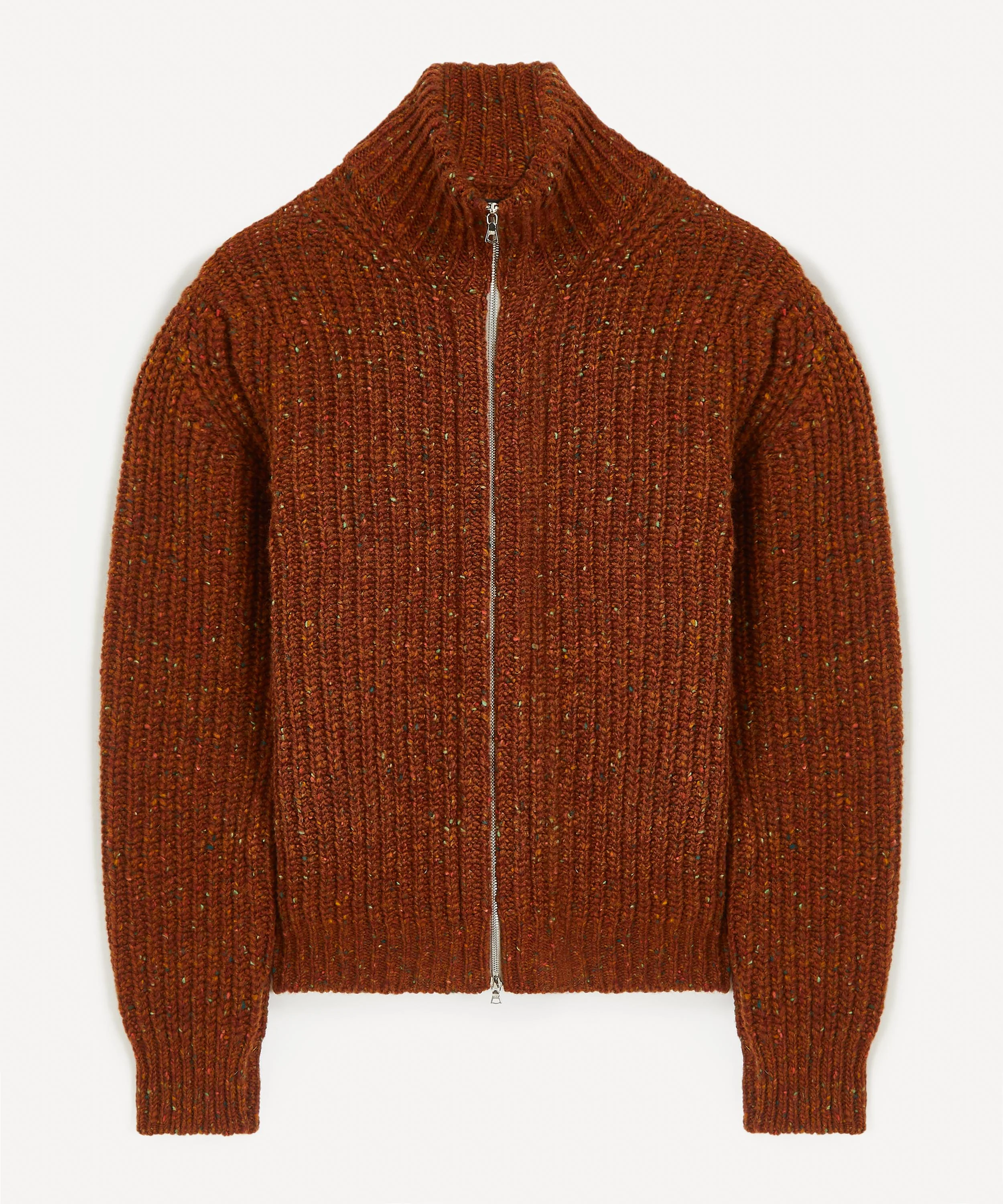 Loose Ends Tweed Yarn Cardigan - 1