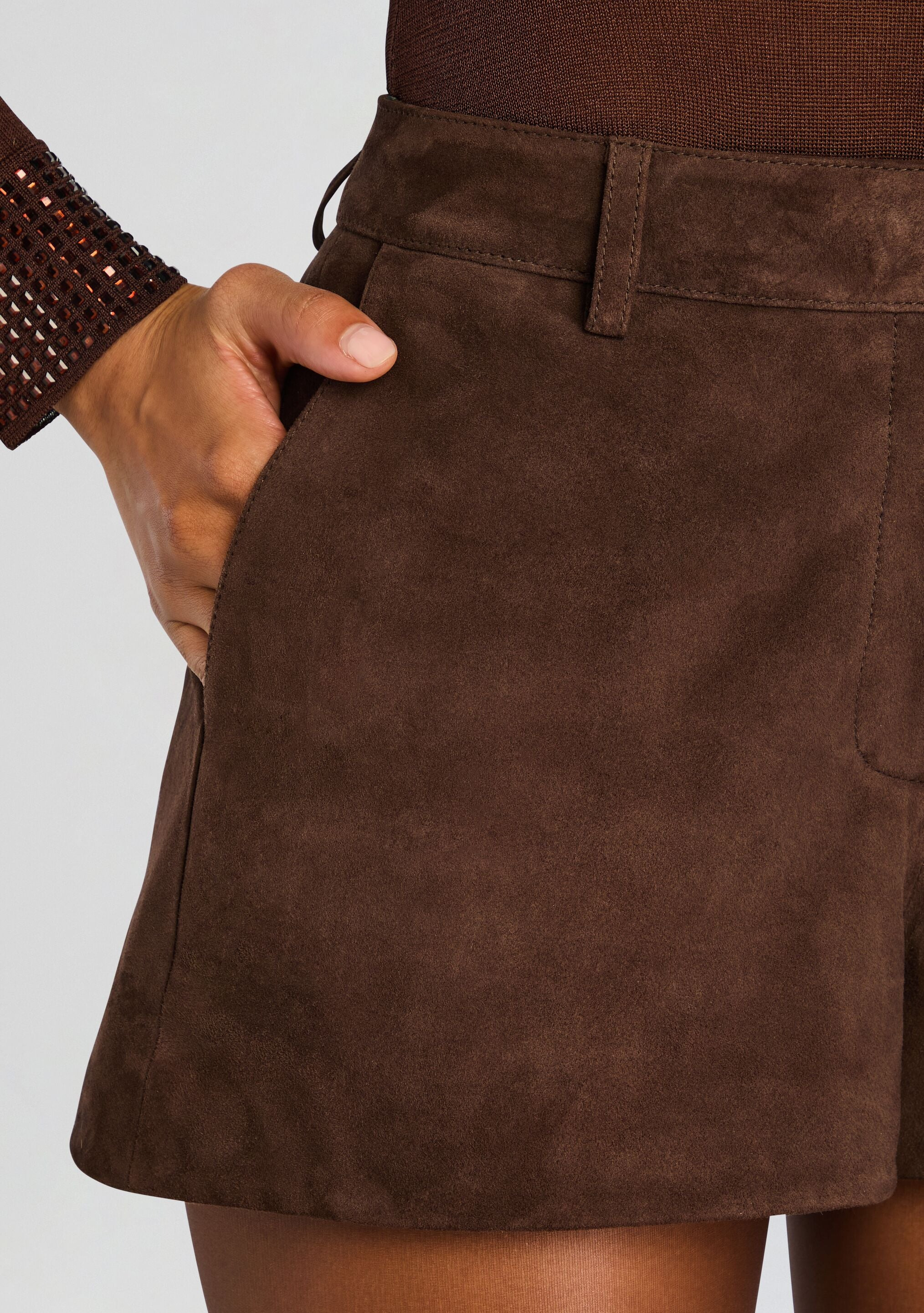 NAYA LEATHER SHORT - 2