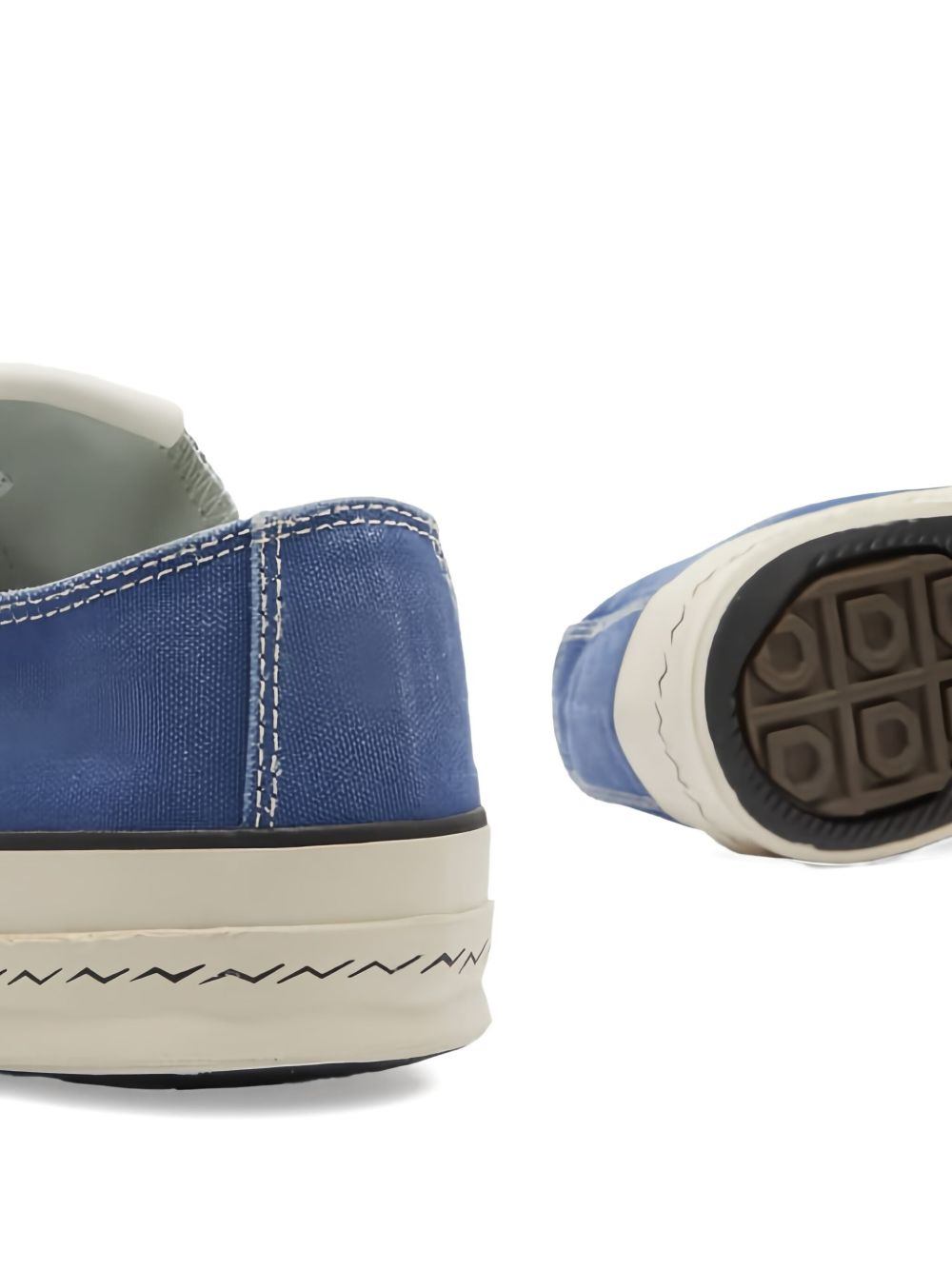 zigzag-stitch sneakers - 3