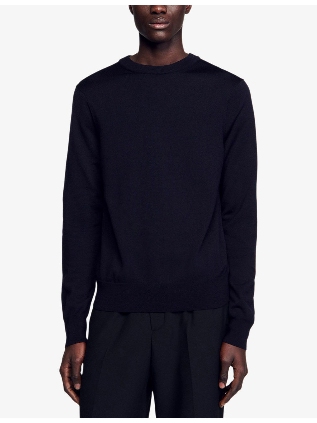 Crewneck Knitted Wool Jumper - 3