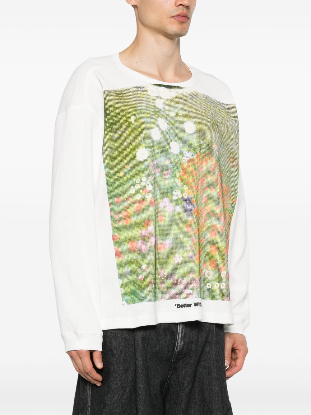 printed sweatshirt - 3