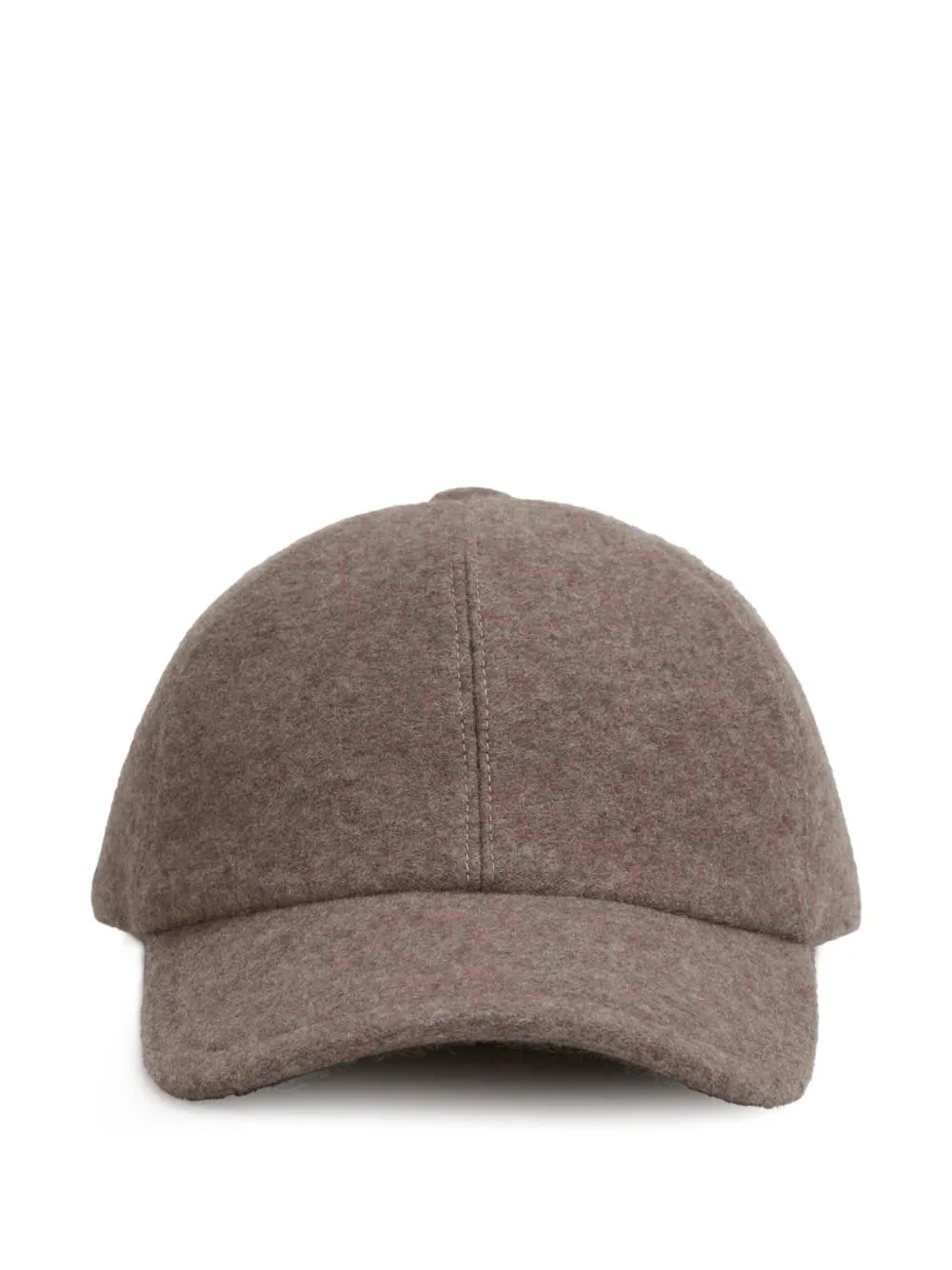 brushed-effect cashmere cap - 1