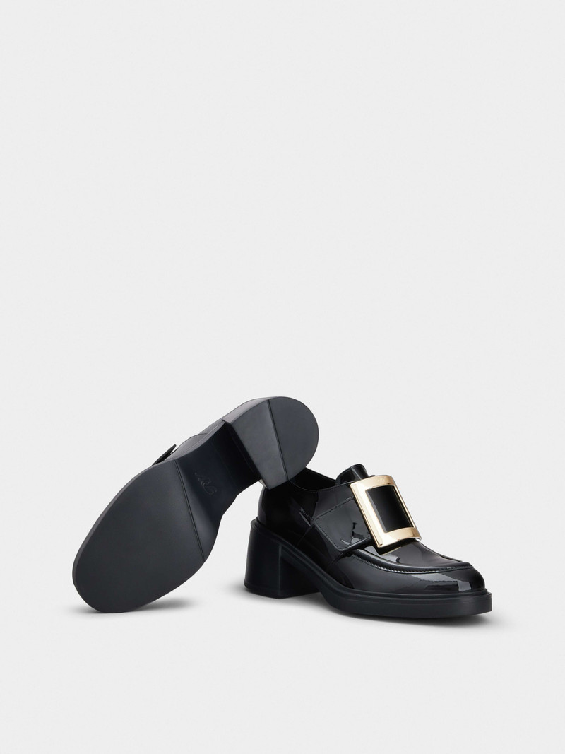 Viv' Rangers Metal Buckle Loafers in Patent Leather 7