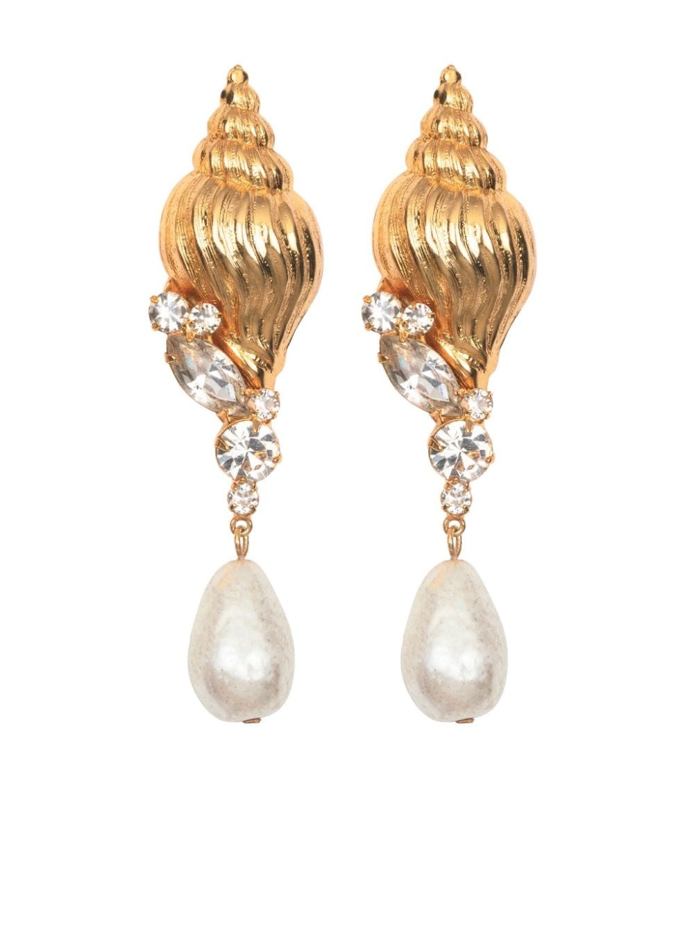 Aspene pearl-detailing earrings - 1