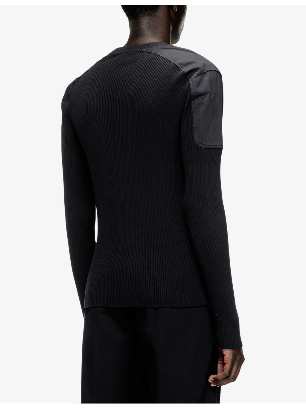 K-Martin Contrast-Panel Cotton-Knit Jumper - 4