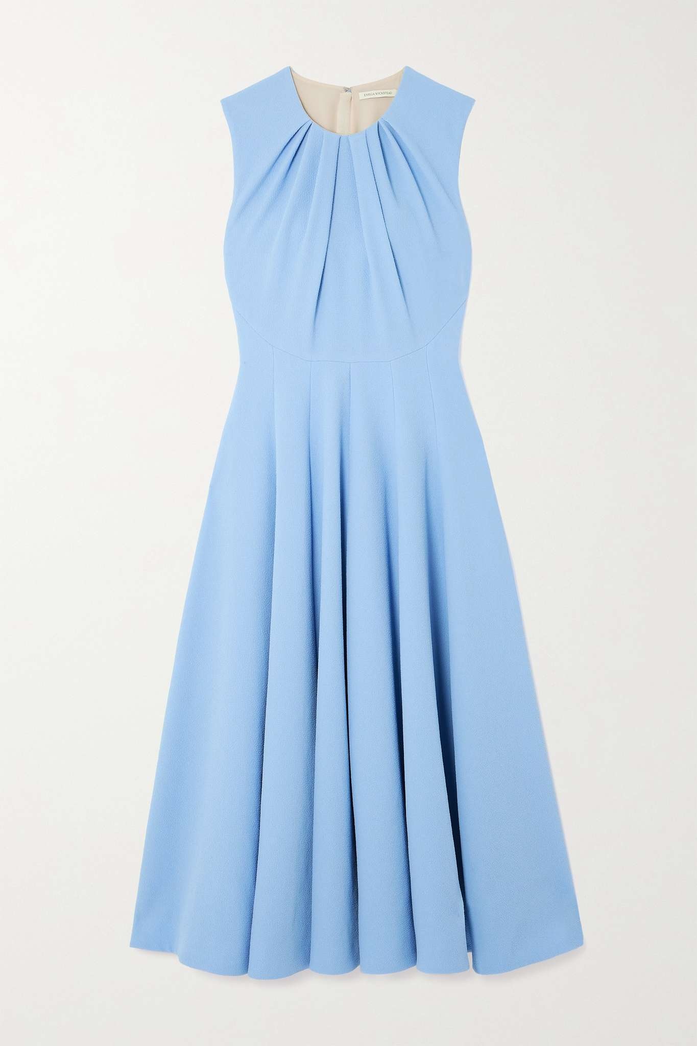 Marlen draped crepe midi dress - 1