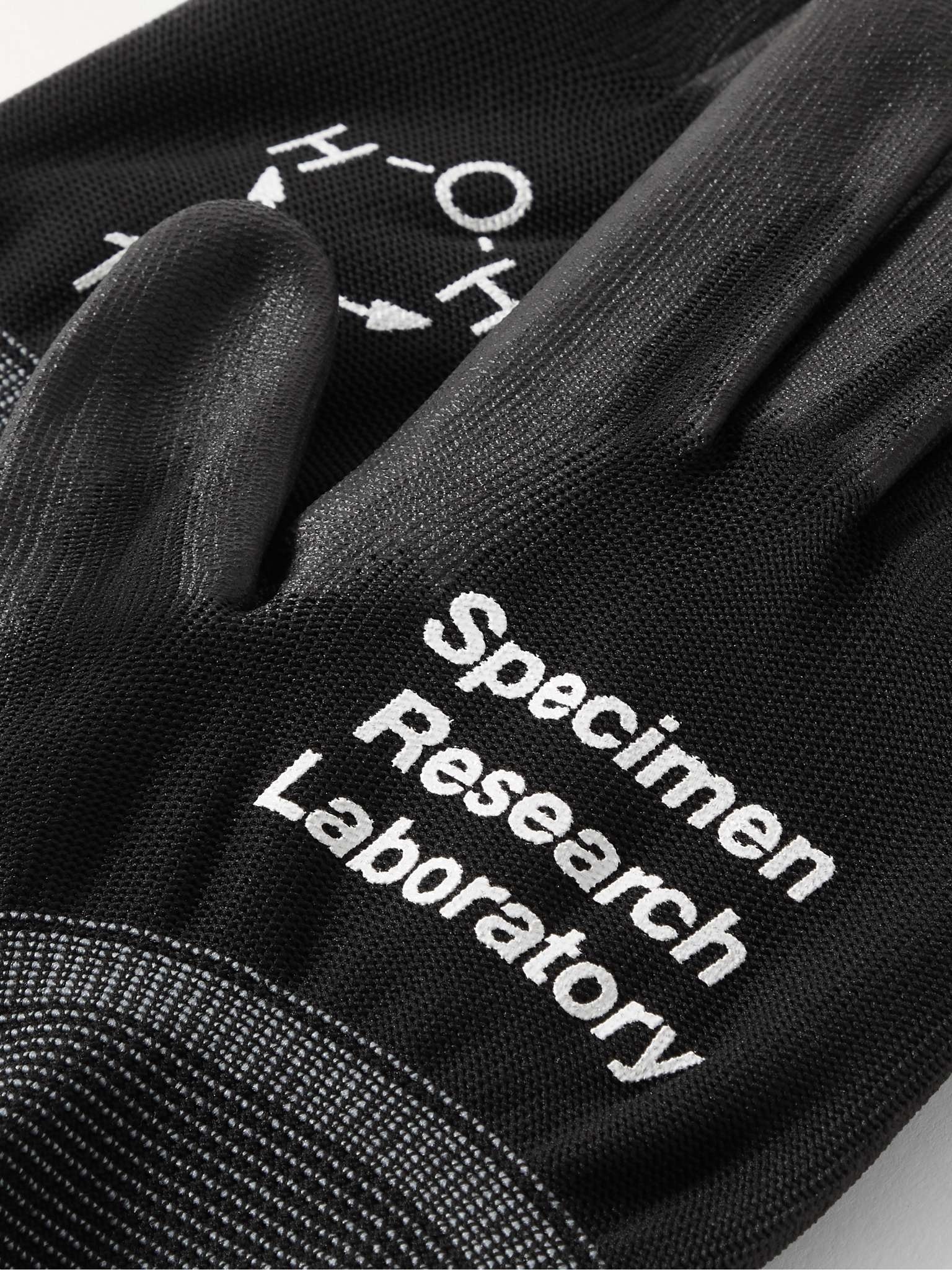 + SRL 10-Pack Logo-Print Coated-Mesh Gloves - 2