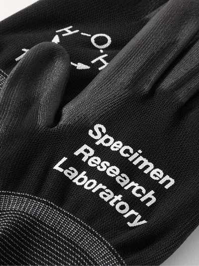 NEIGHBORHOOD + SRL 10-Pack Logo-Print Coated-Mesh Gloves outlook