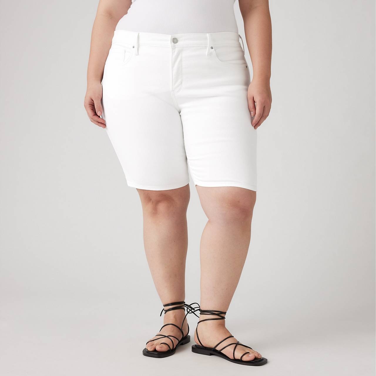 SHAPING BERMUDA WOMEN'S SHORTS (PLUS SIZE) - 5