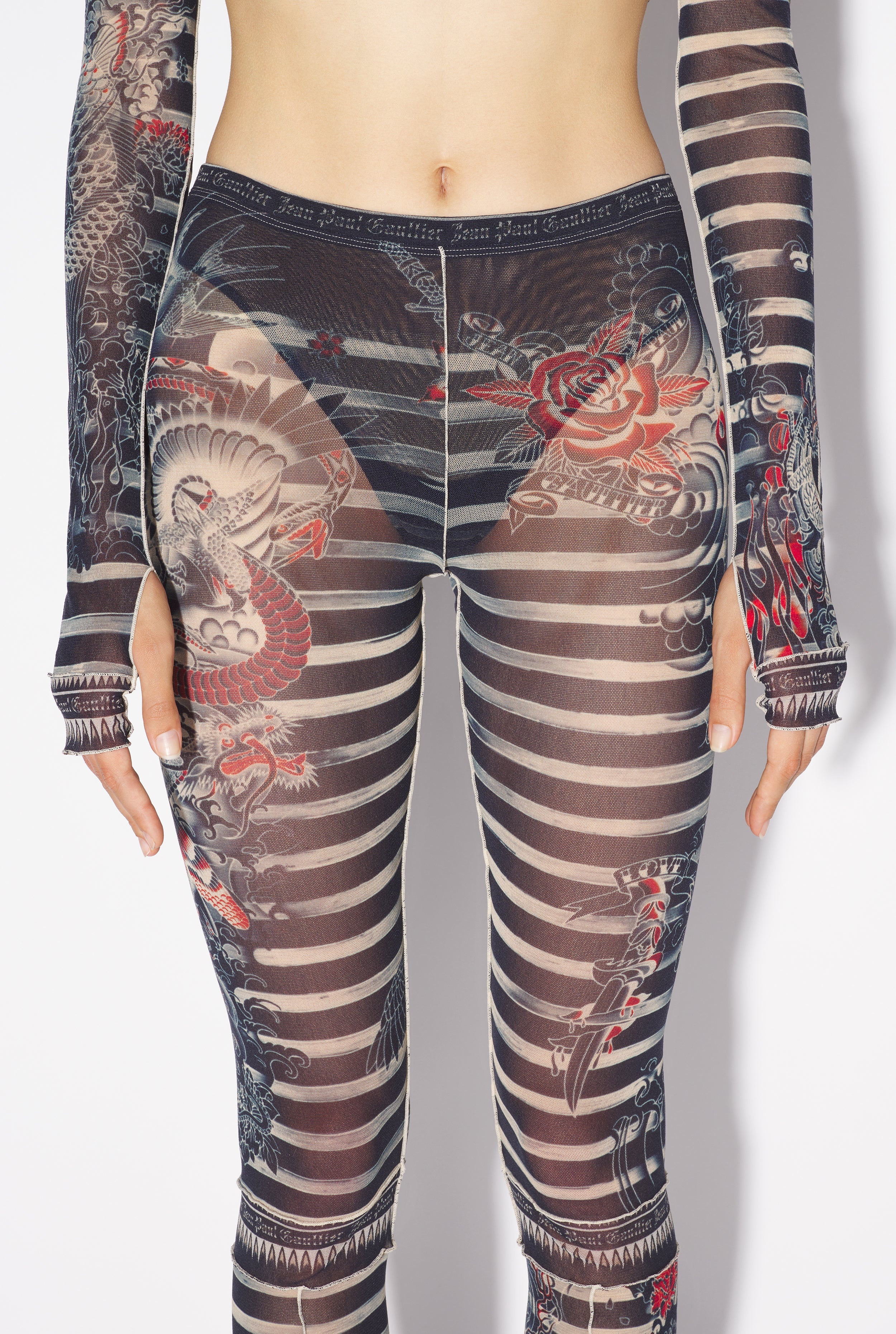 THE BLUE SAILOR TATTOO PANTS - 4