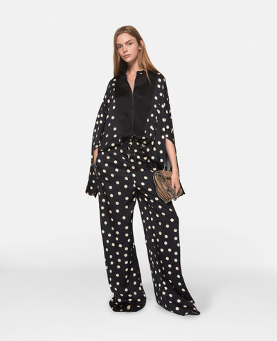 Stella McCartney Oversized Polka Dot Tuxedo Shirt outlook