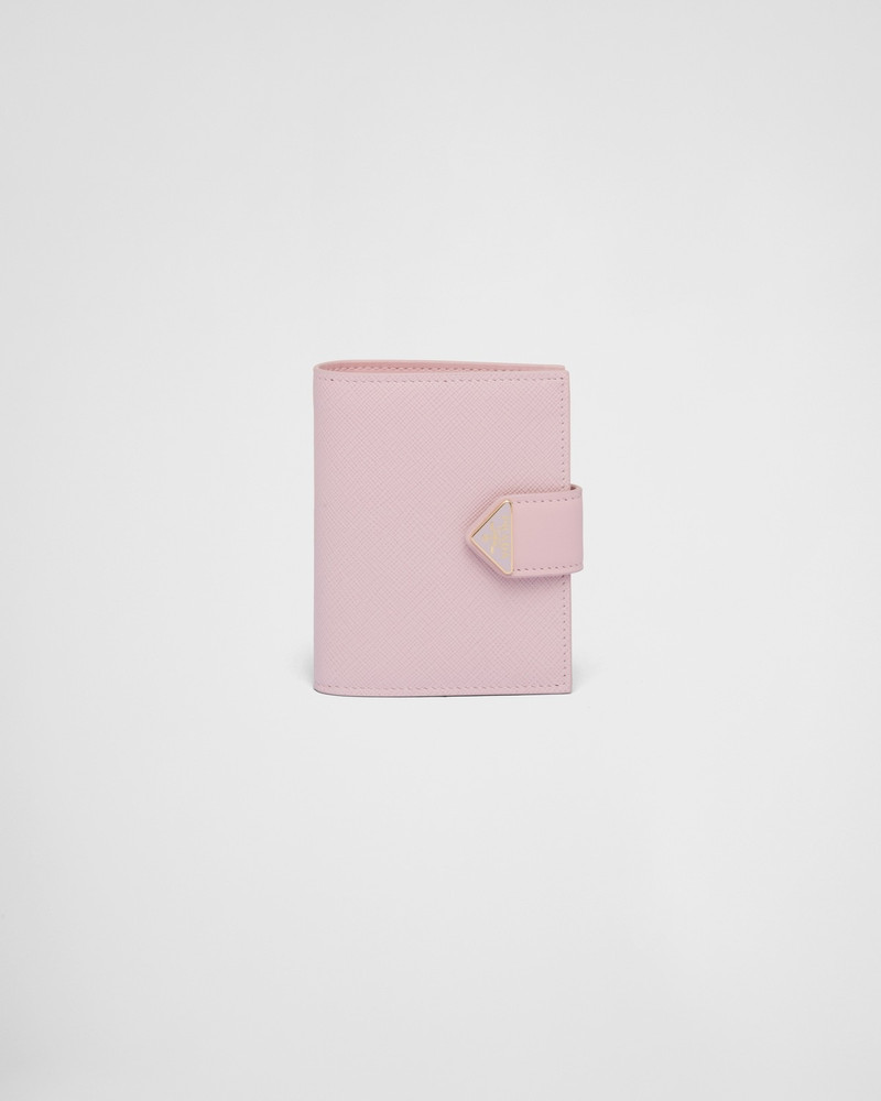 Small Saffiano and leather wallet - 1