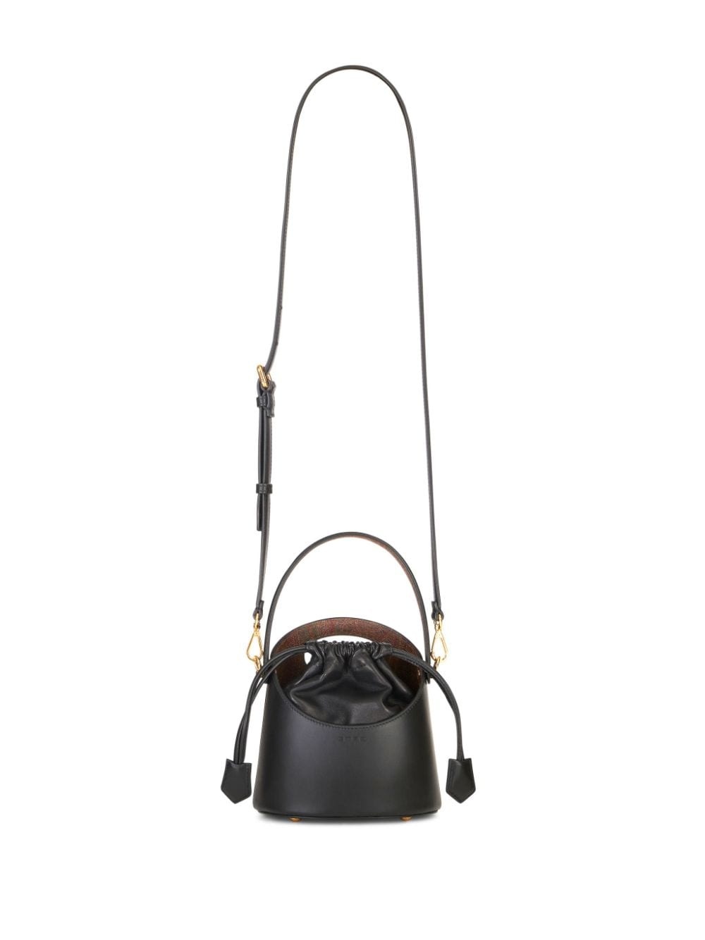 Saturno leather bucket bag - 7