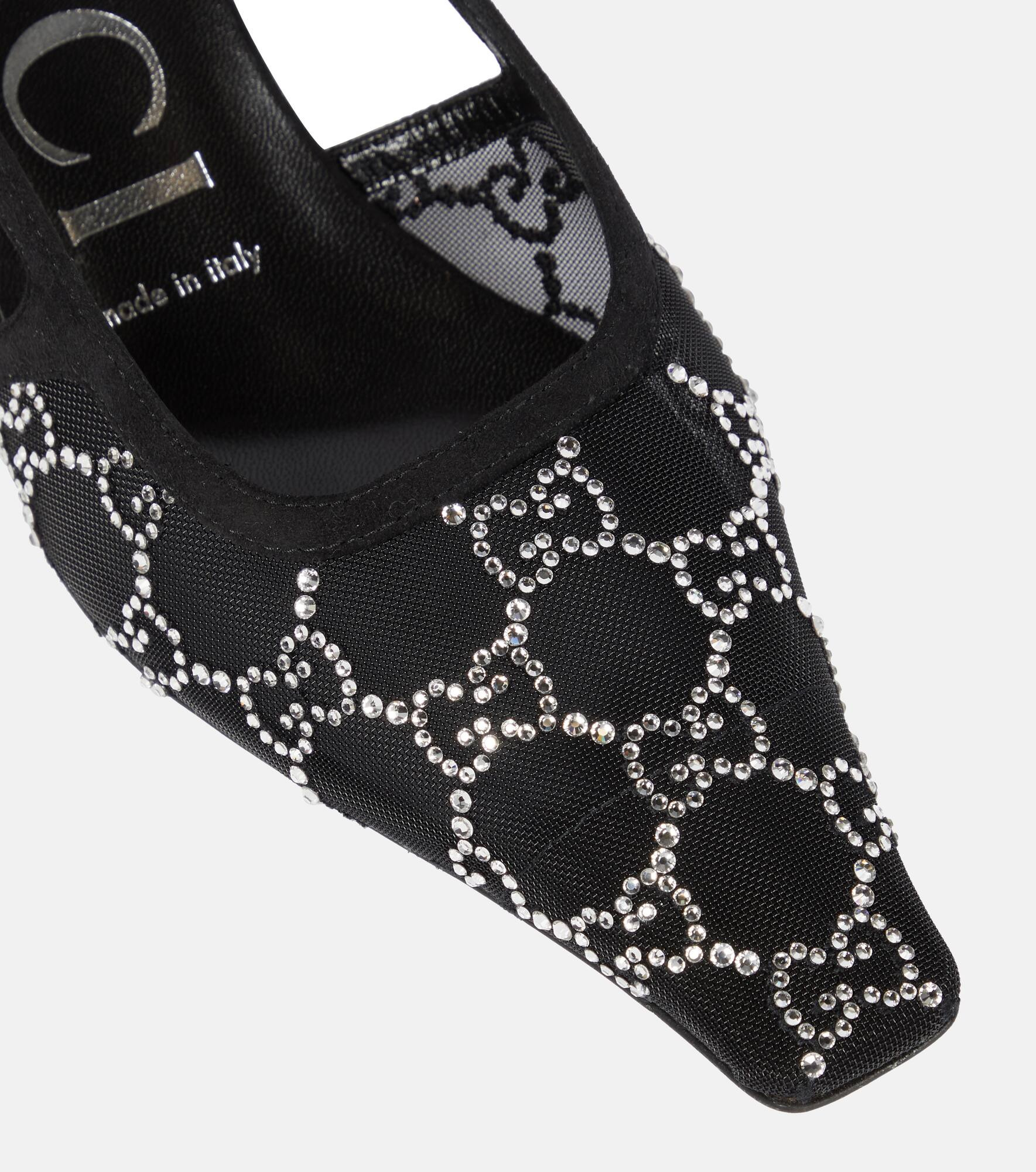 Gucci Demi embellished slingback pumps - 6