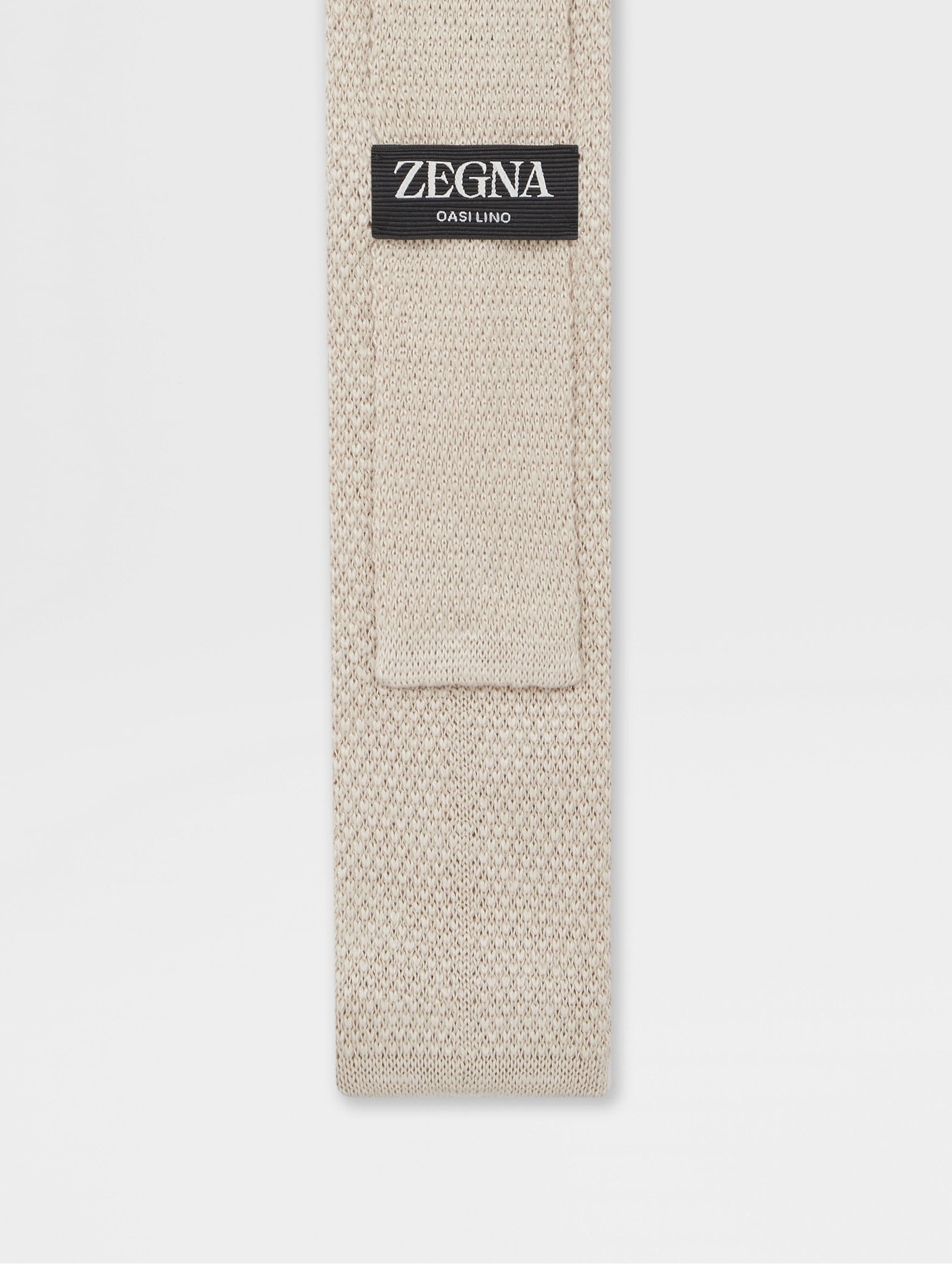 BEIGE OASI LINO TIE - 3